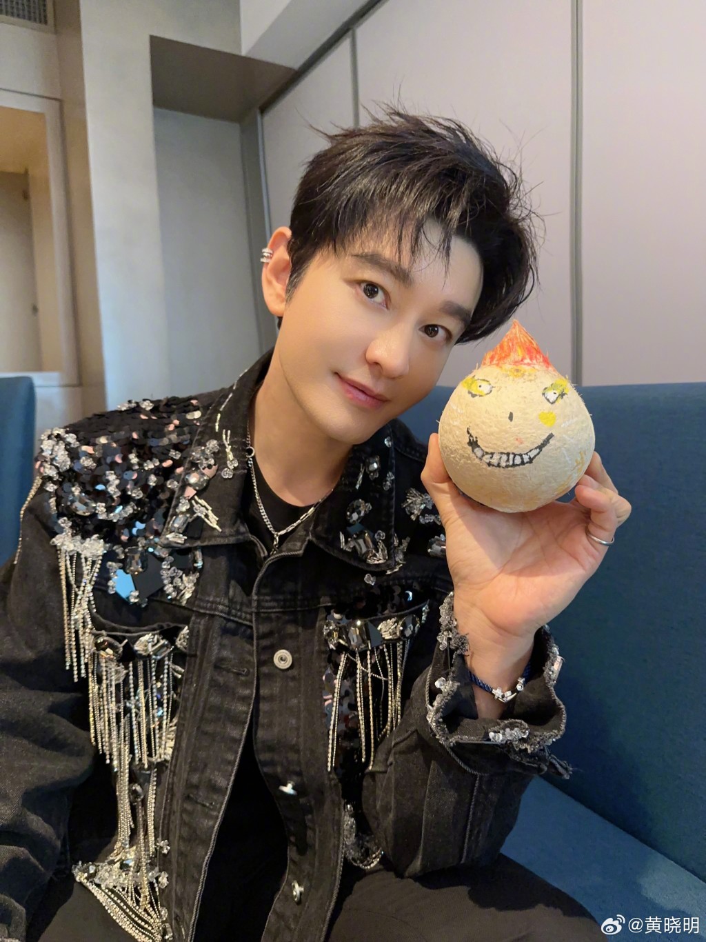 黃曉明自認內心潛在是一個大男子主義的人。