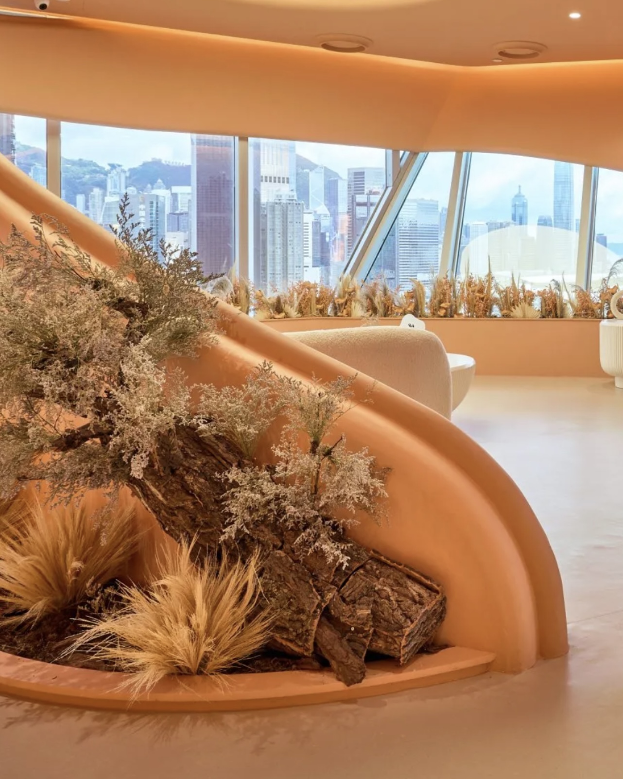 一百八十度的無敵維港海景。