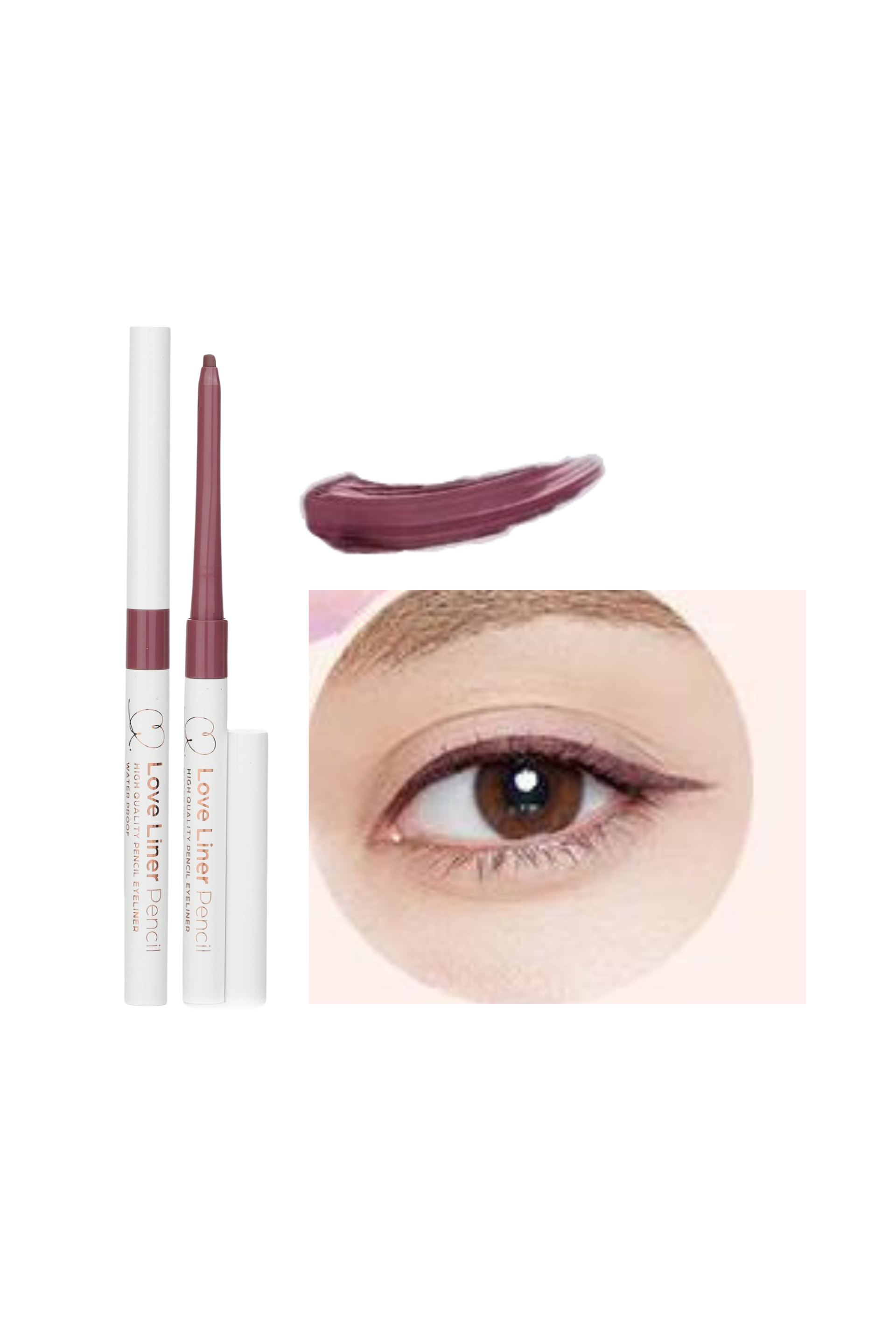 Love Liner柔滑貼服霜狀眼線筆 玫瑰啡色HK$103g