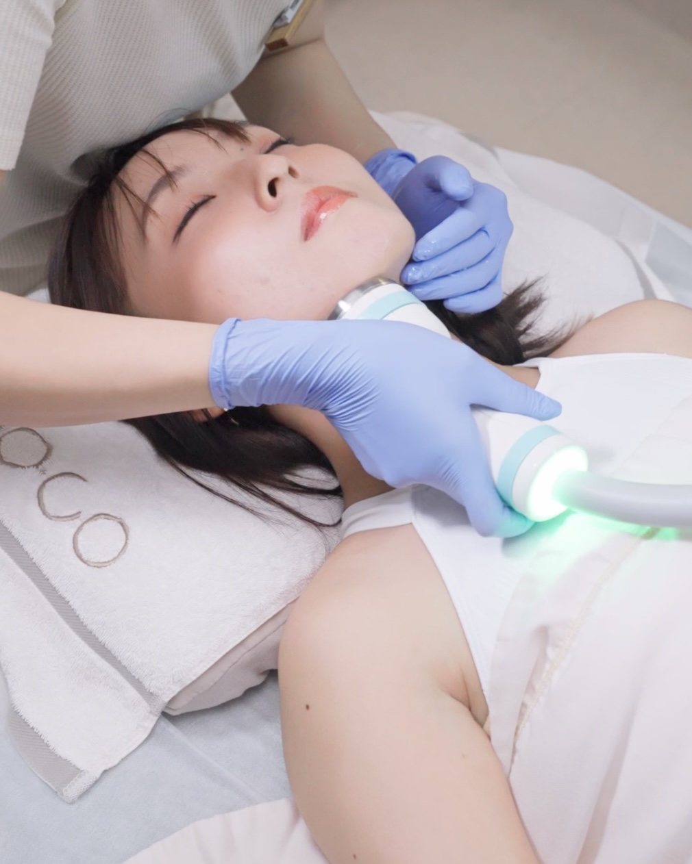 過程有微微熱力的感覺。