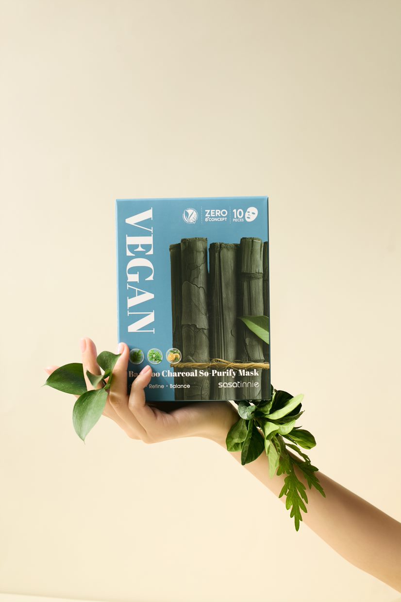 sasatinnie竹炭潔淨清爽面膜 HK$148/10pcs