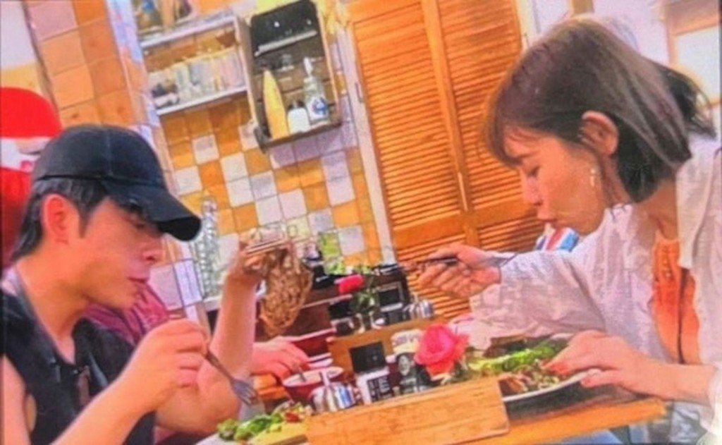 林明禎稱二人在歐洲撐枱腳是剛巧夾到時間。