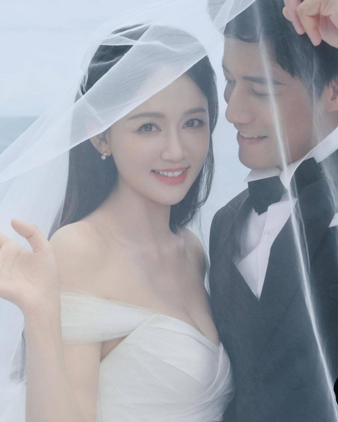 陳喬恩在婚禮上向老公感動表白。