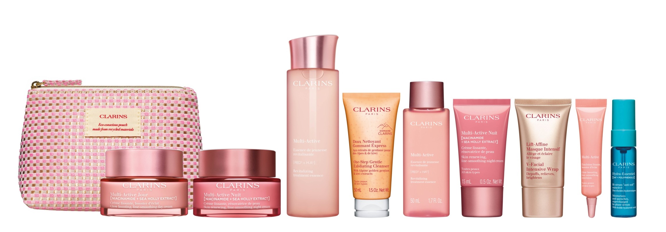 CLARINS多元活膚套裝 HK$1,490-1,540（價值HK$2,606-2,666）