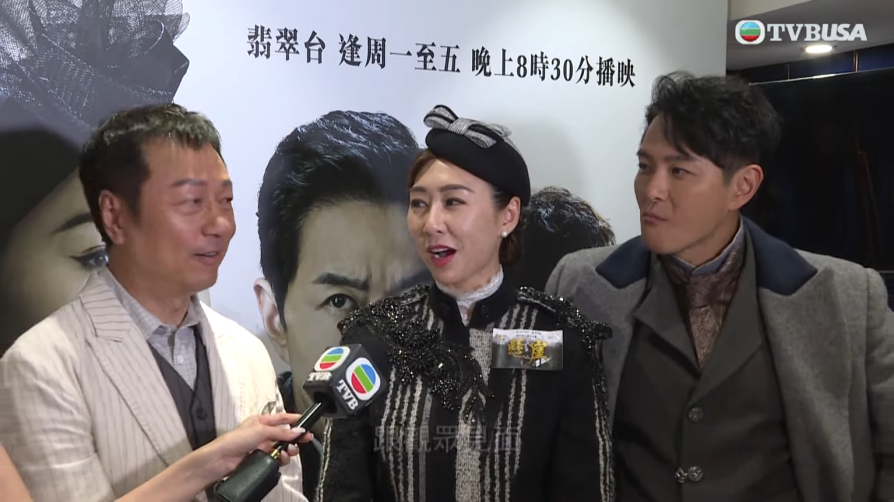 胡定欣亦同樣在出席宣傳活動時,被記者問到在今年台慶頒獎禮上再度重演批踭一幕。
