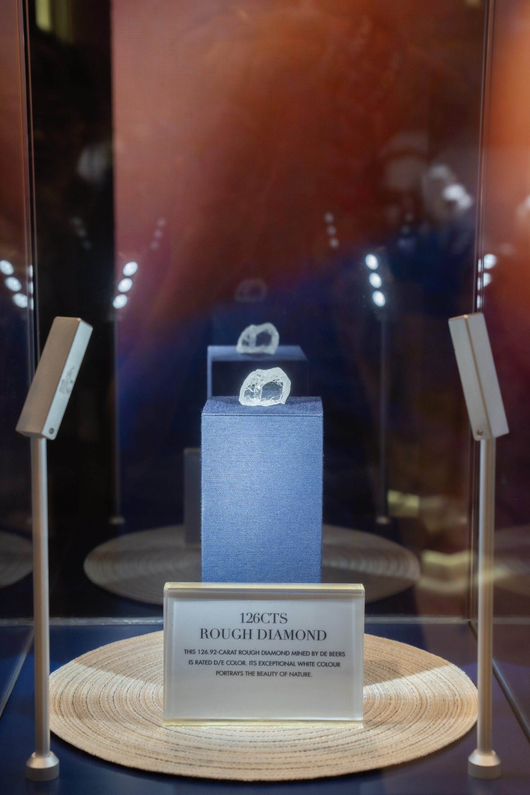 重達126卡的天然鑽石原石,非常罕有。