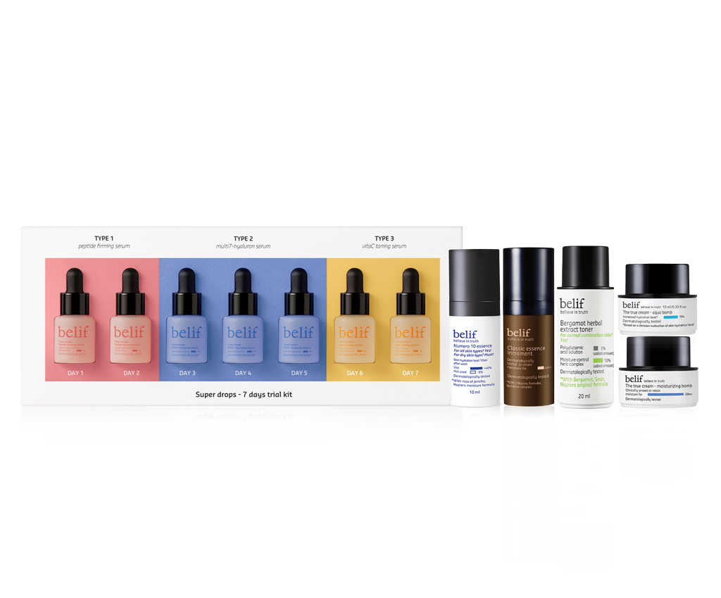 belif奇蹟注能精華體驗套裝 HK$280（價值HK$572）