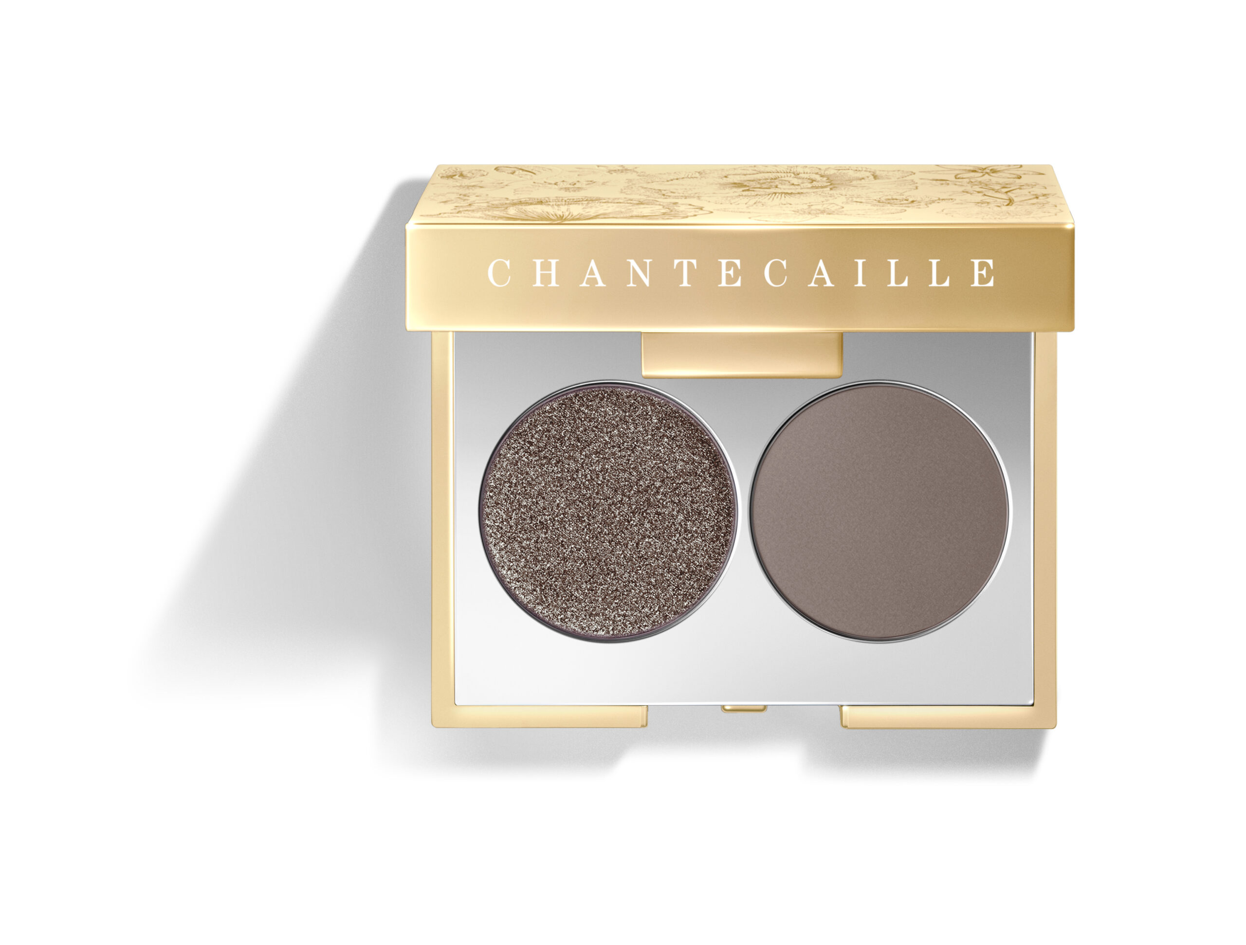 Chantecaille琉金花園限量版雙色眼影盒(石墨沙灰調)HK$540
