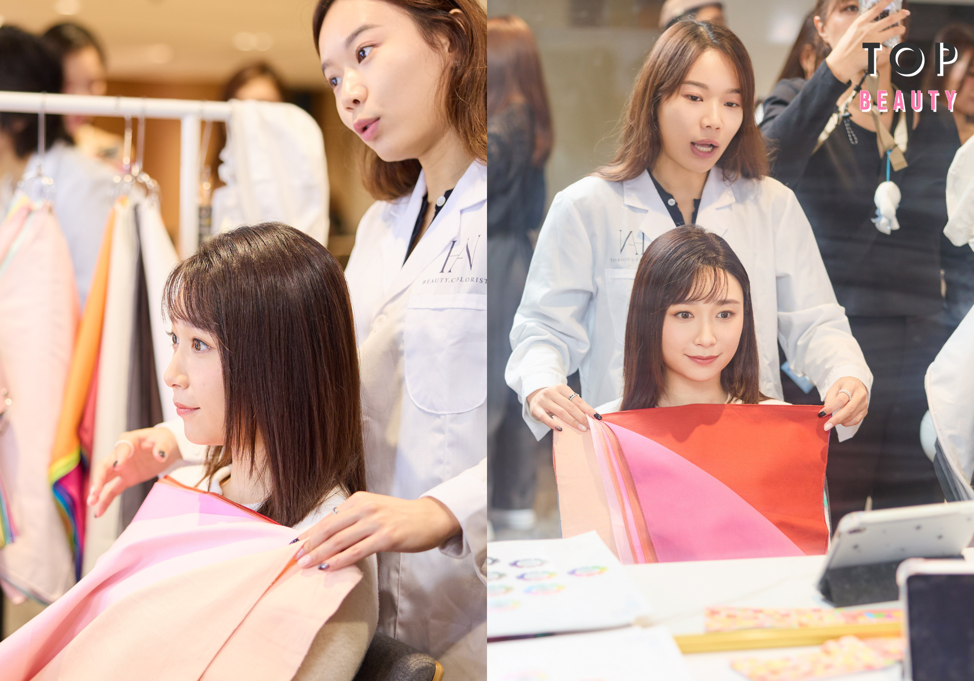 專業且詳細的色彩鑑定測試助美編找出所屬色系。