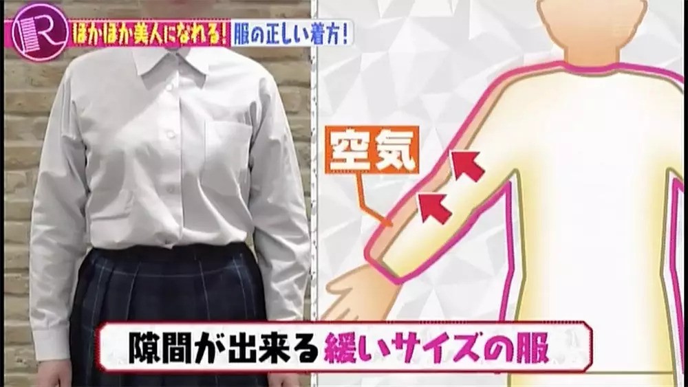 第二層：鬆身衣物。