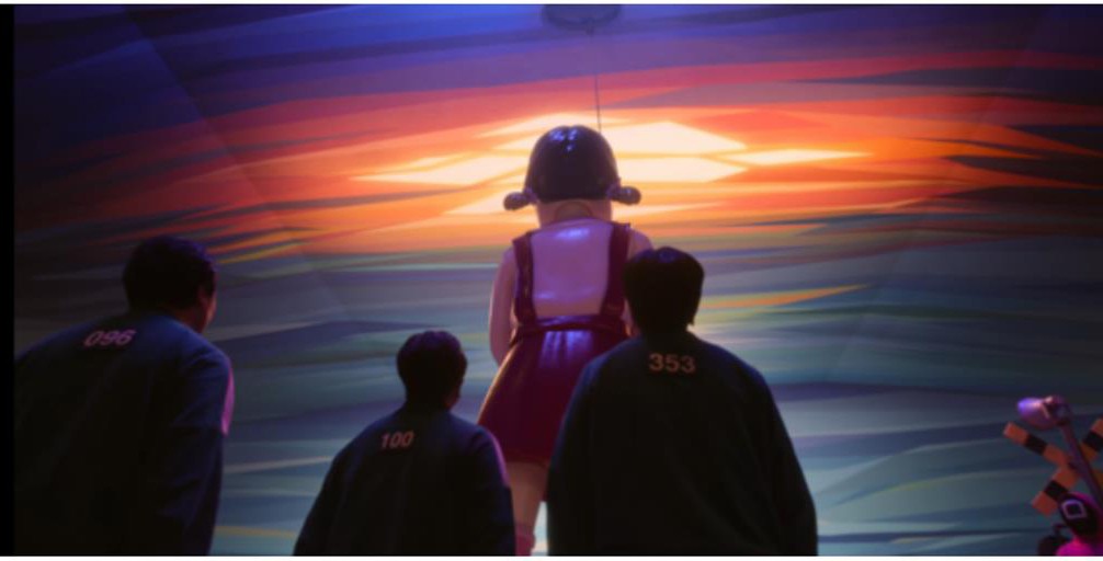 在第二季結尾時,96號、100號、353號走向「一二三木頭人」遊戲中的英熙娃娃。