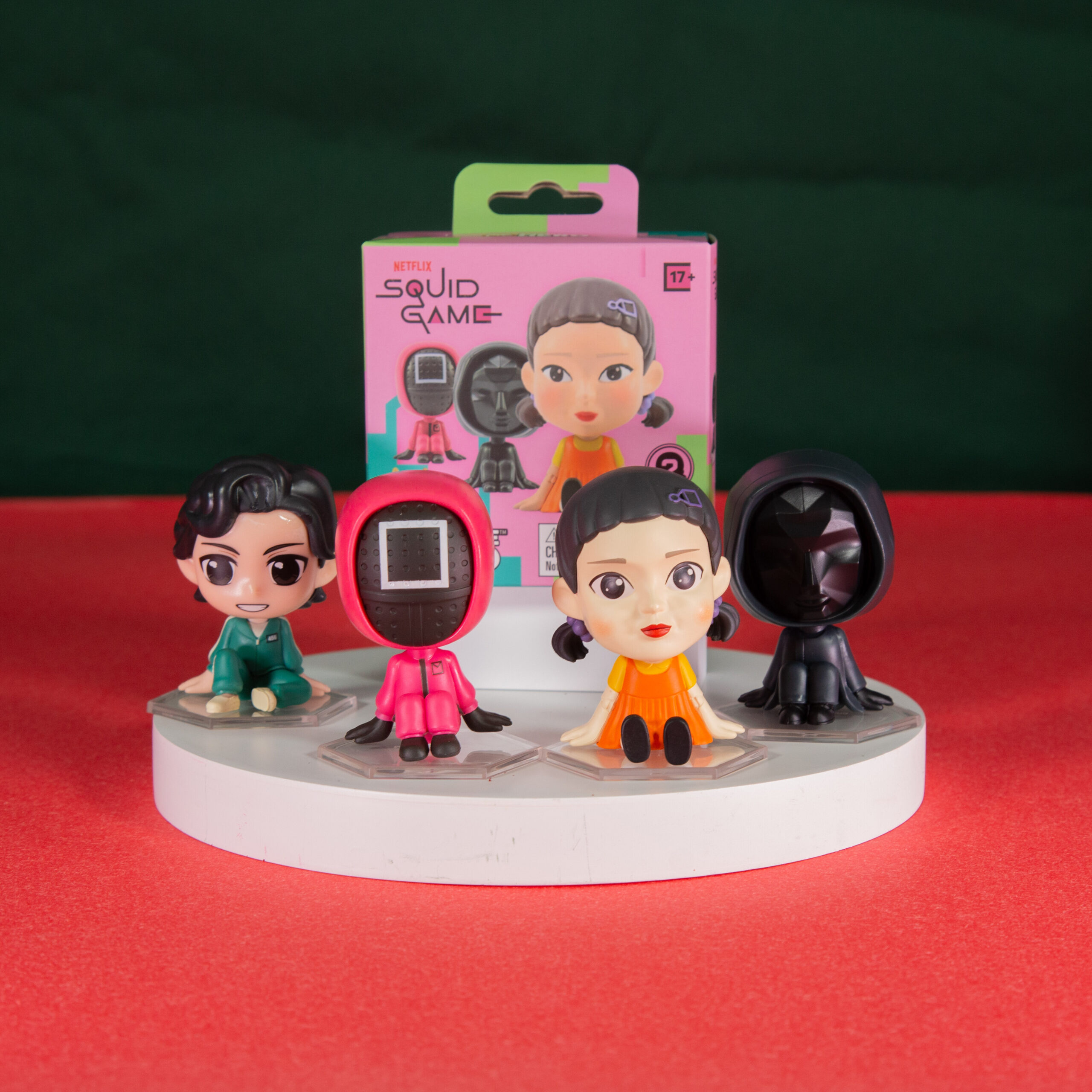 魷魚遊戲搖頭公仔盲盒。