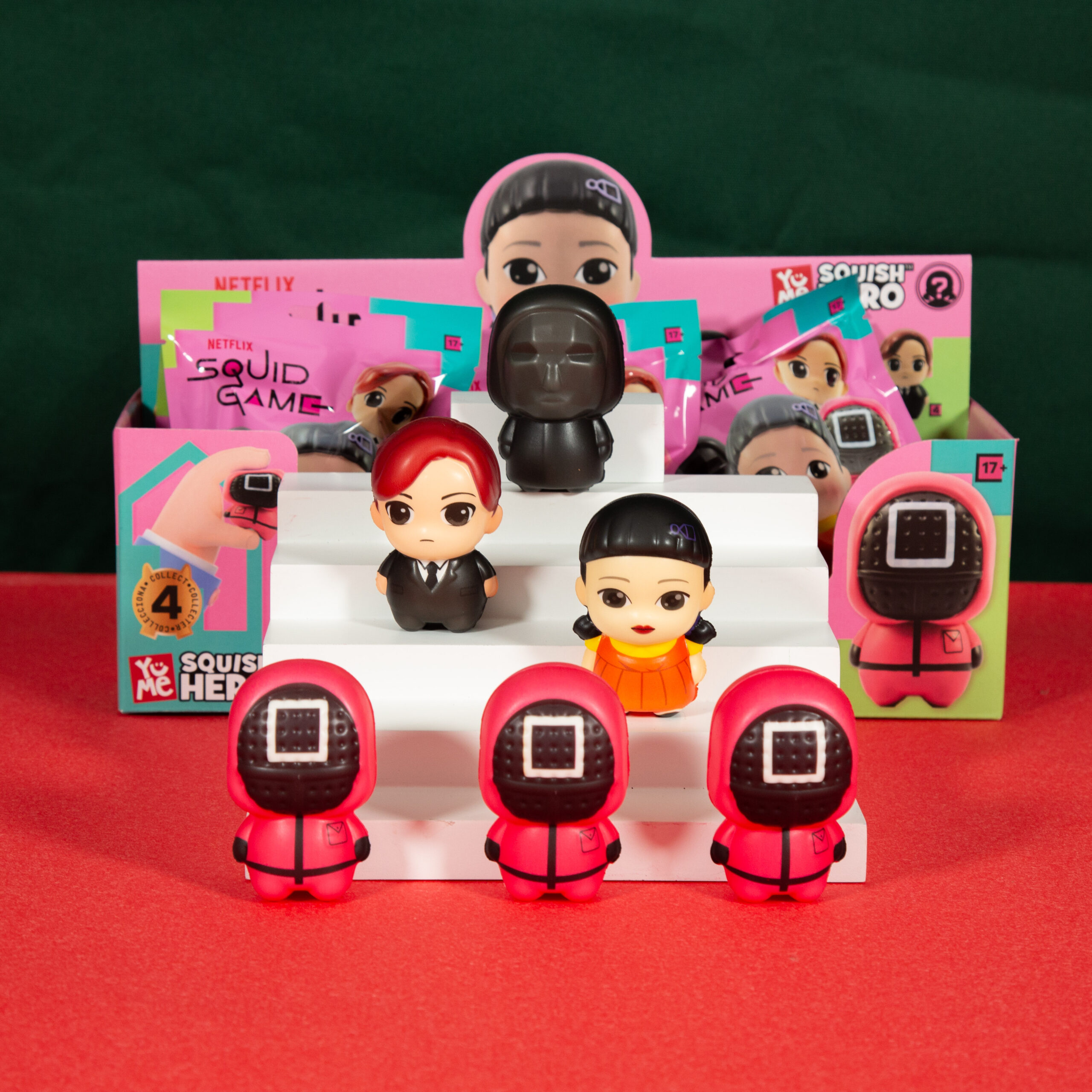 魷魚遊戲泡泡壓力公仔盲盒。