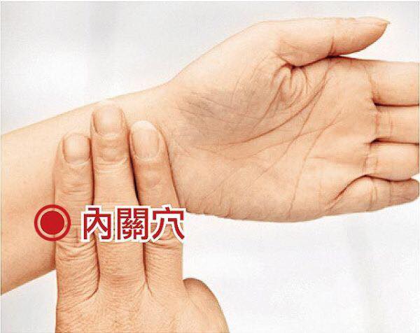 內關穴。