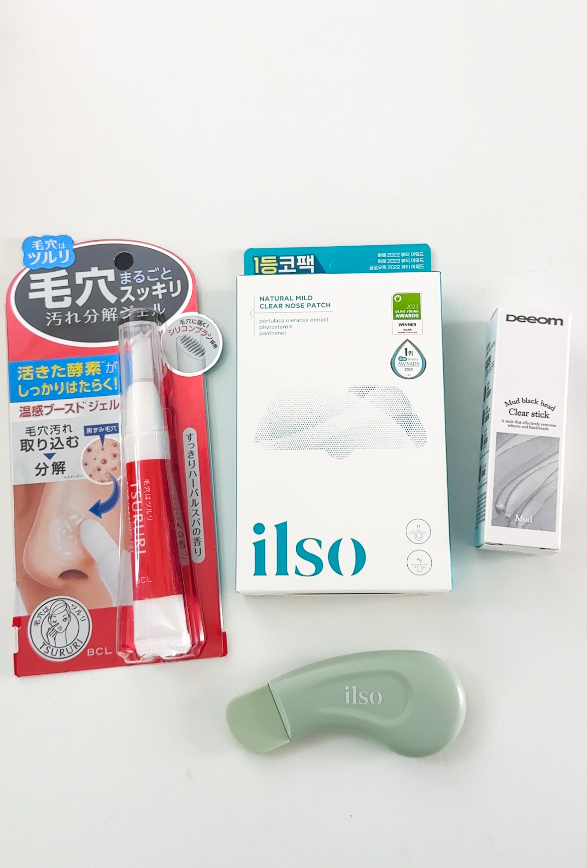 美編開箱實試3款日韓去黑頭產品。