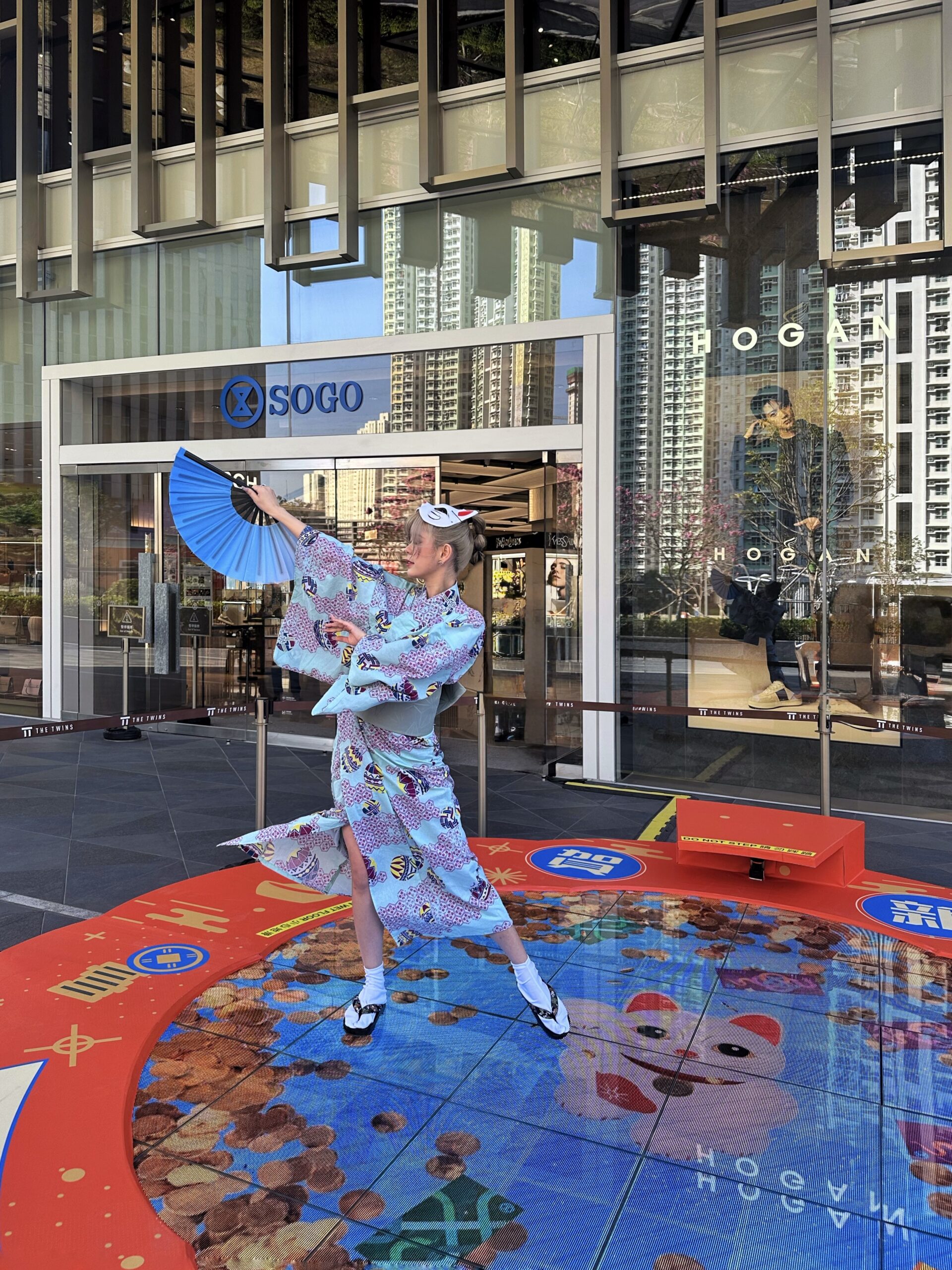 招福貓舞蹈表演。