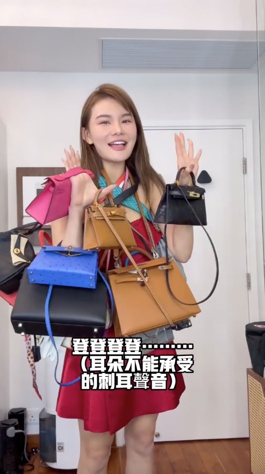 有指當日「五索」更一口氣買了10幾個名牌手袋。