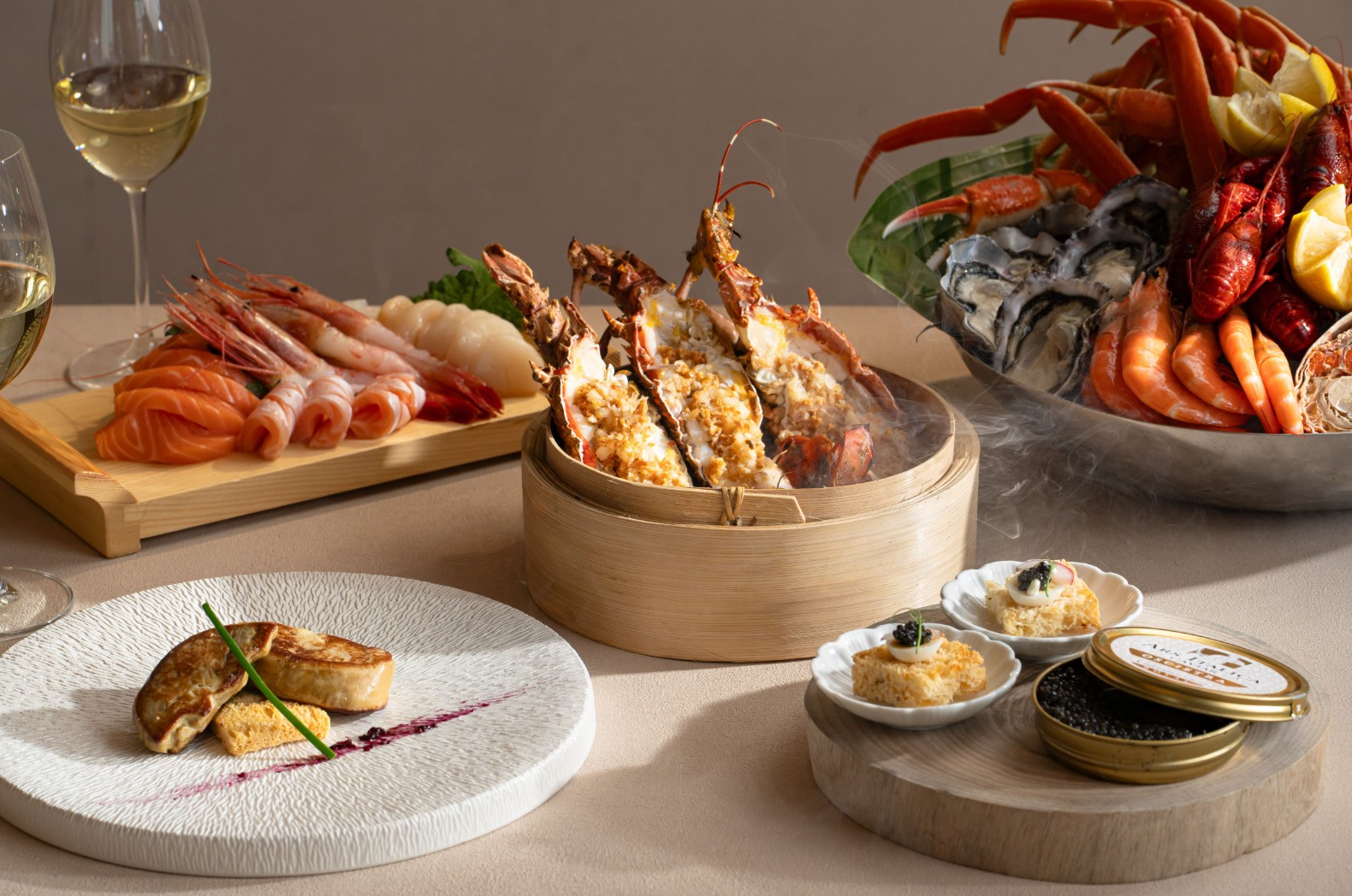 The Place情人節推出自助晚餐，一系列升級海鮮美饌。