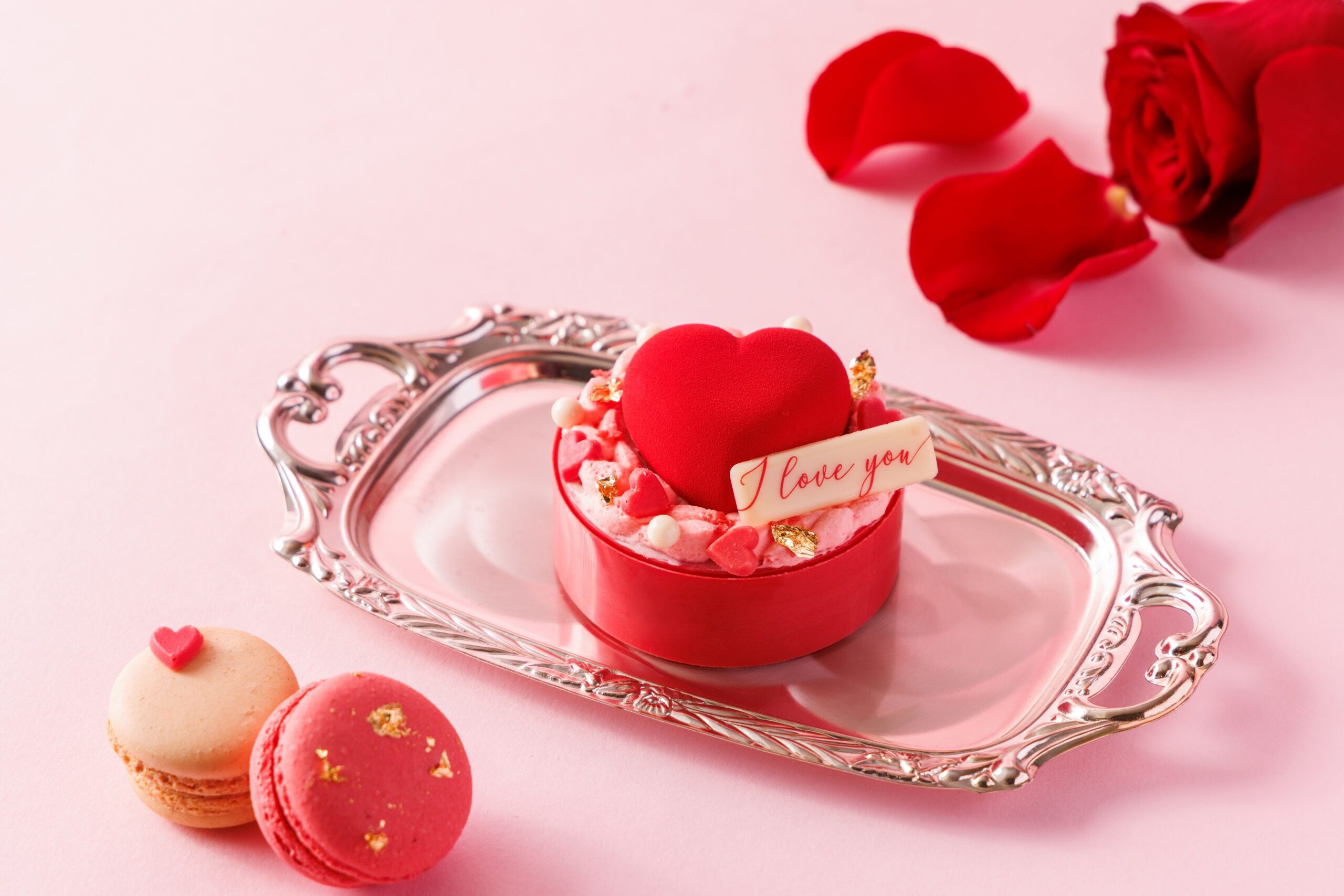 情人節限定自助餐甜點。