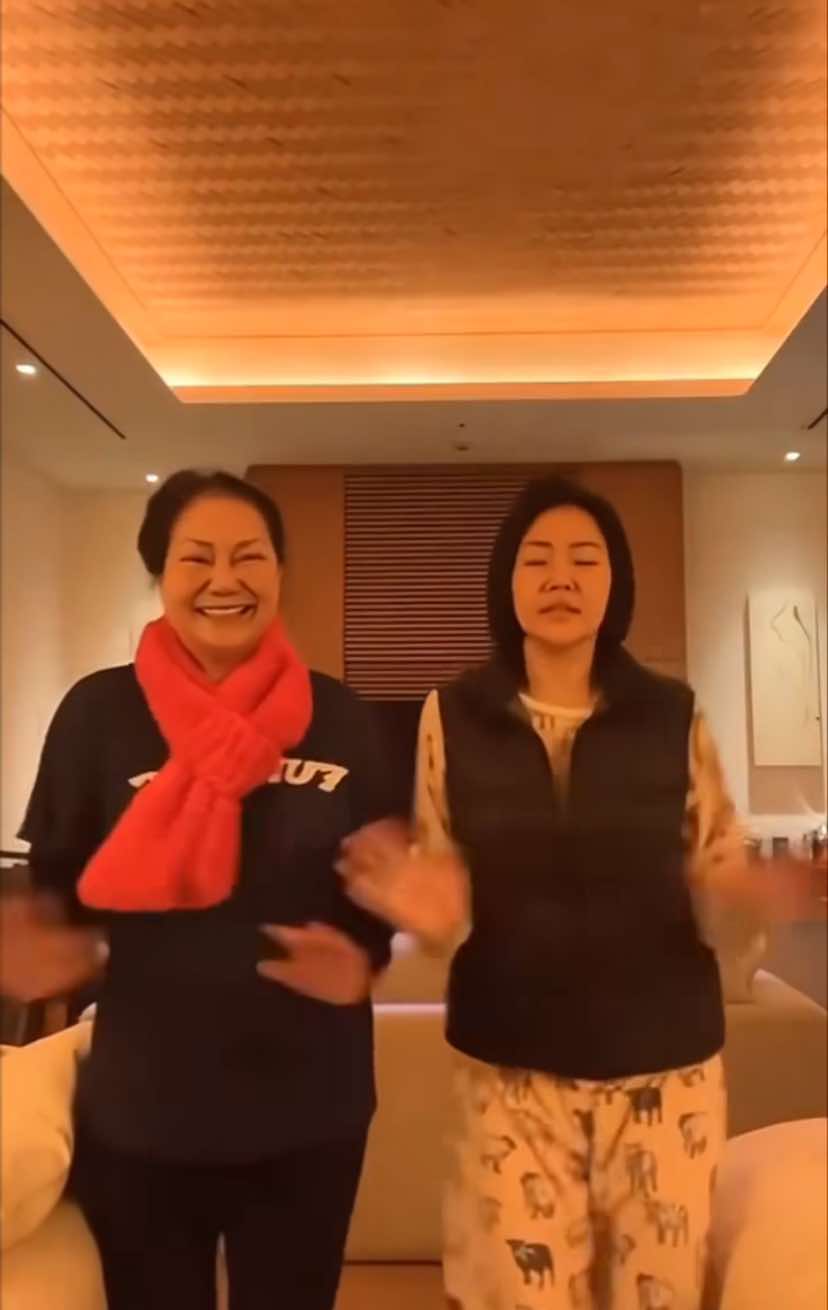 大S離世前幾小時，小S曾上載與徐媽媽合體跳近期爆紅的歌曲《肯恰那》（괜찮아）的影片。