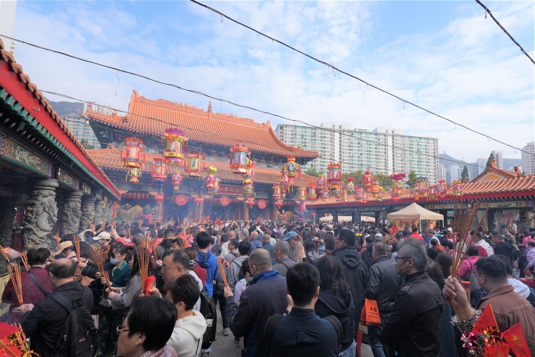 嗇色園黃大仙祠_乙巳蛇年元宵佳節。