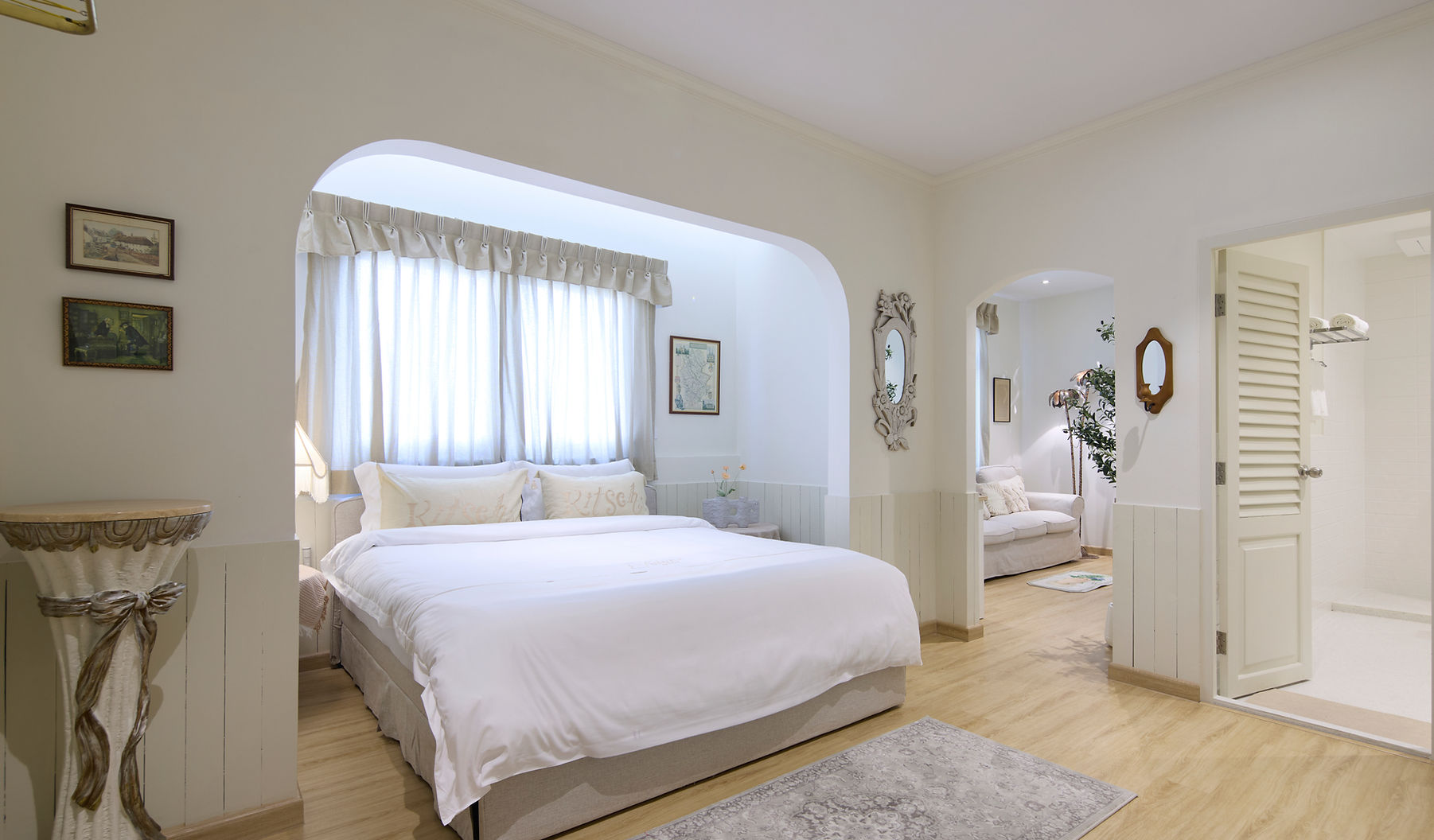 住進這裡就像住在法國小城堡，復古中帶著優雅