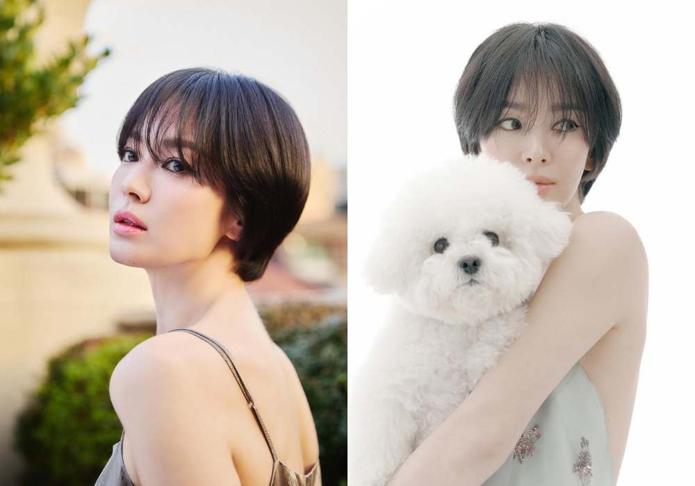 宋慧喬的新短髮瀏海造型，俏麗同時具灑脫感，幹練知性美十足。