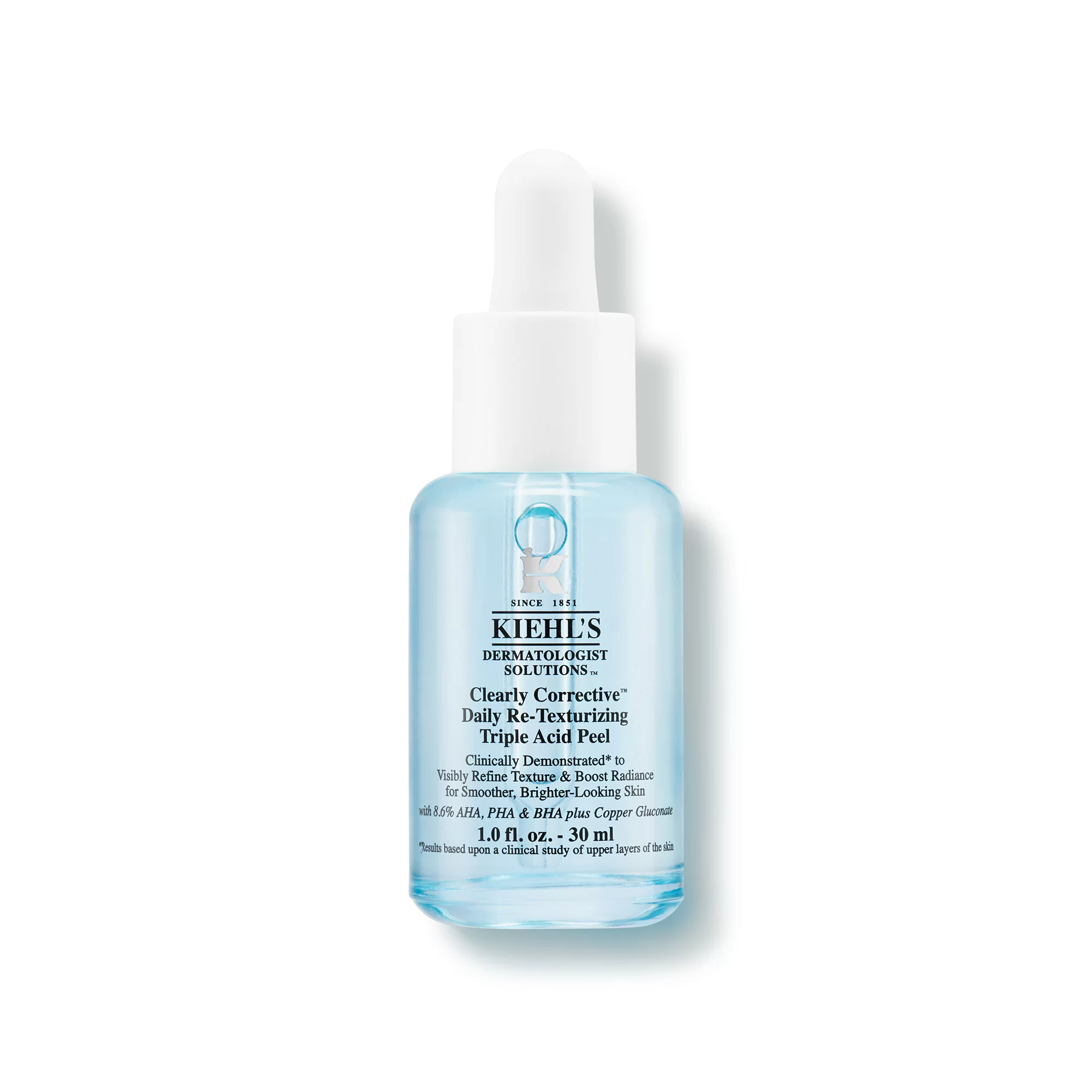 Kiehl's 醫學三酸煥膚精華。