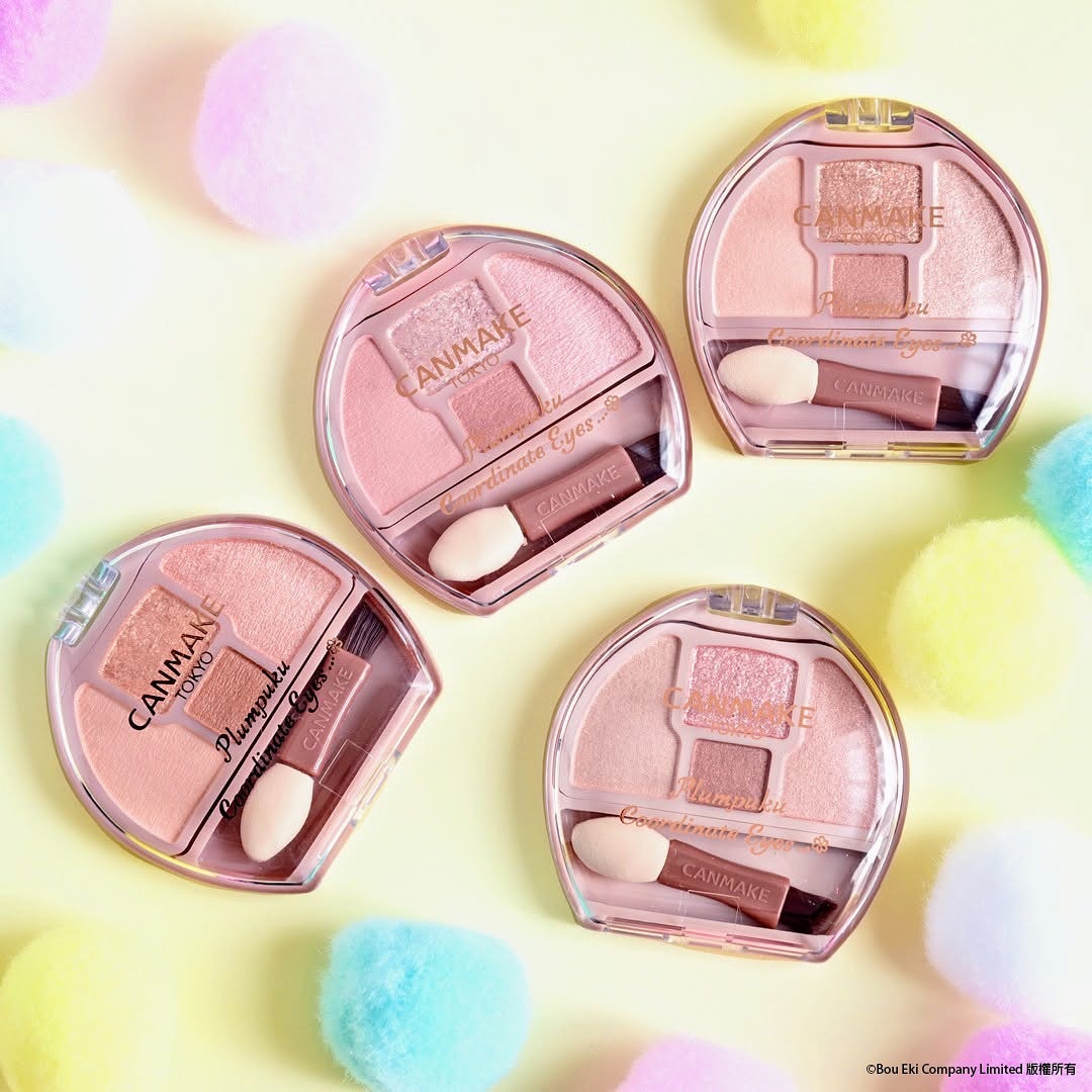 canmake 臥蠶盤粉質細緻，無粉刺困擾，打造迷人眼妝～