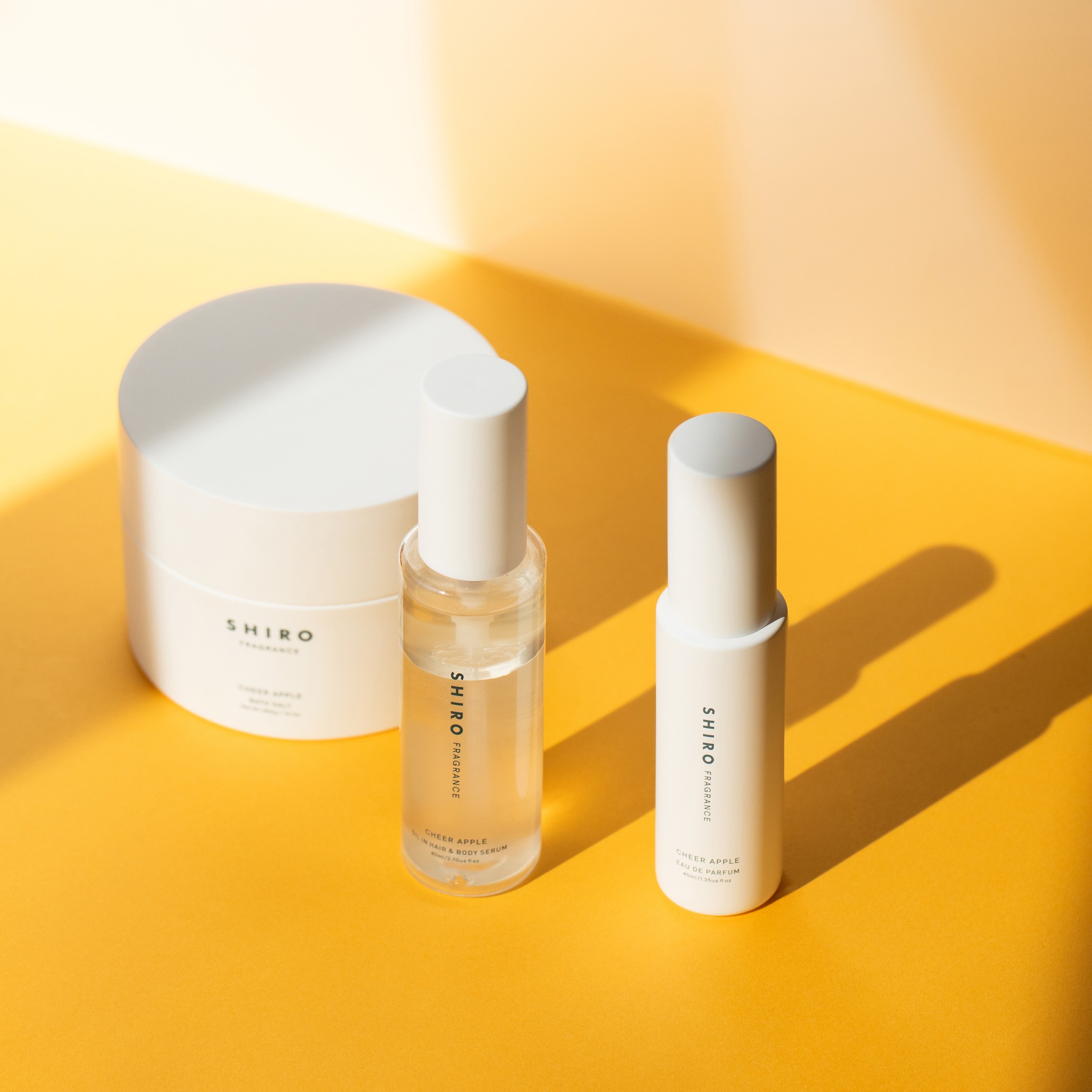 新推出的限定CHEER APPLE OIL IN HAIR & BODY SERUM身體和頭髮都可以使用