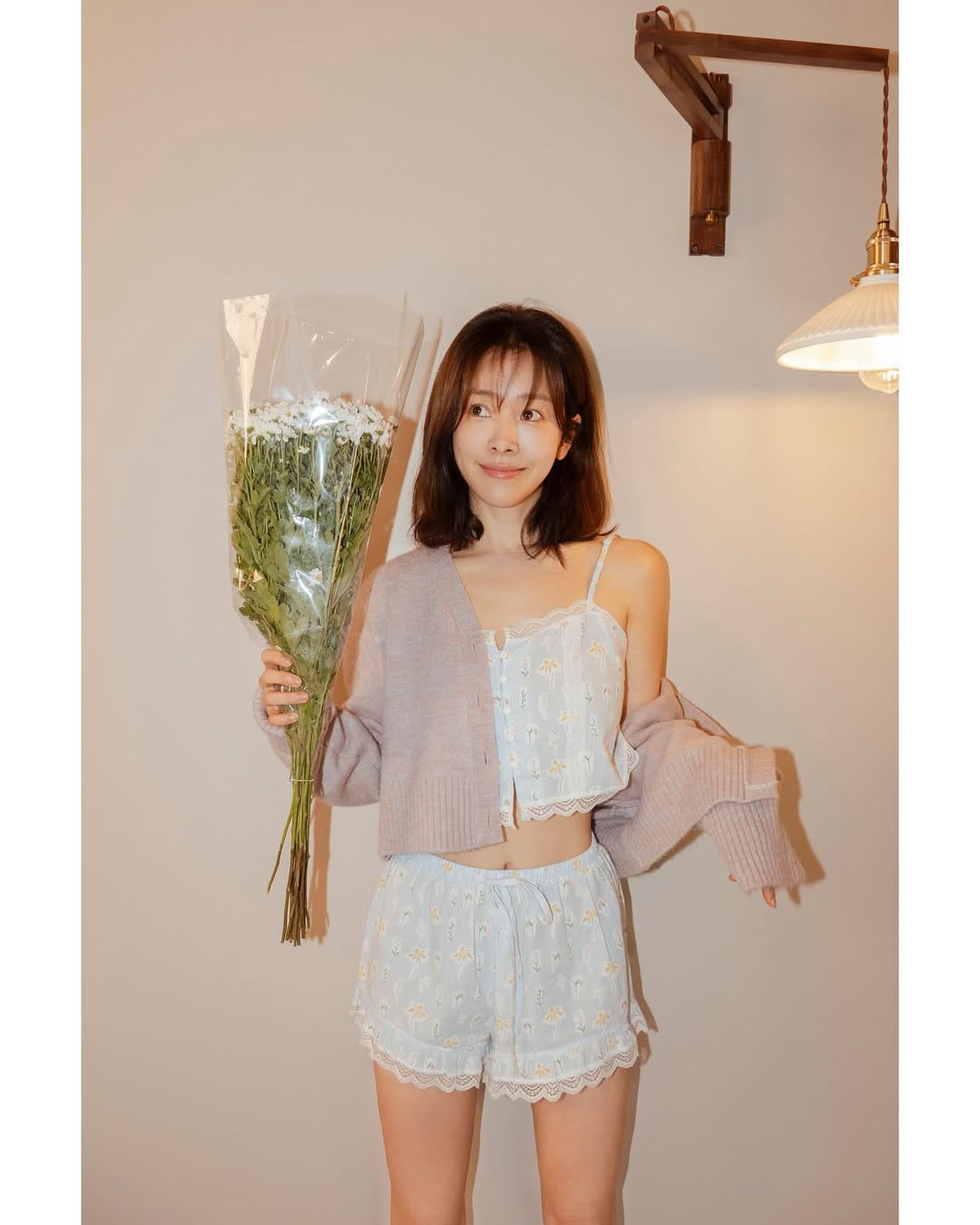 除了細緻的肌膚保養和飲食管理,韓志旼對於日常維持體態也有一套獨門方法