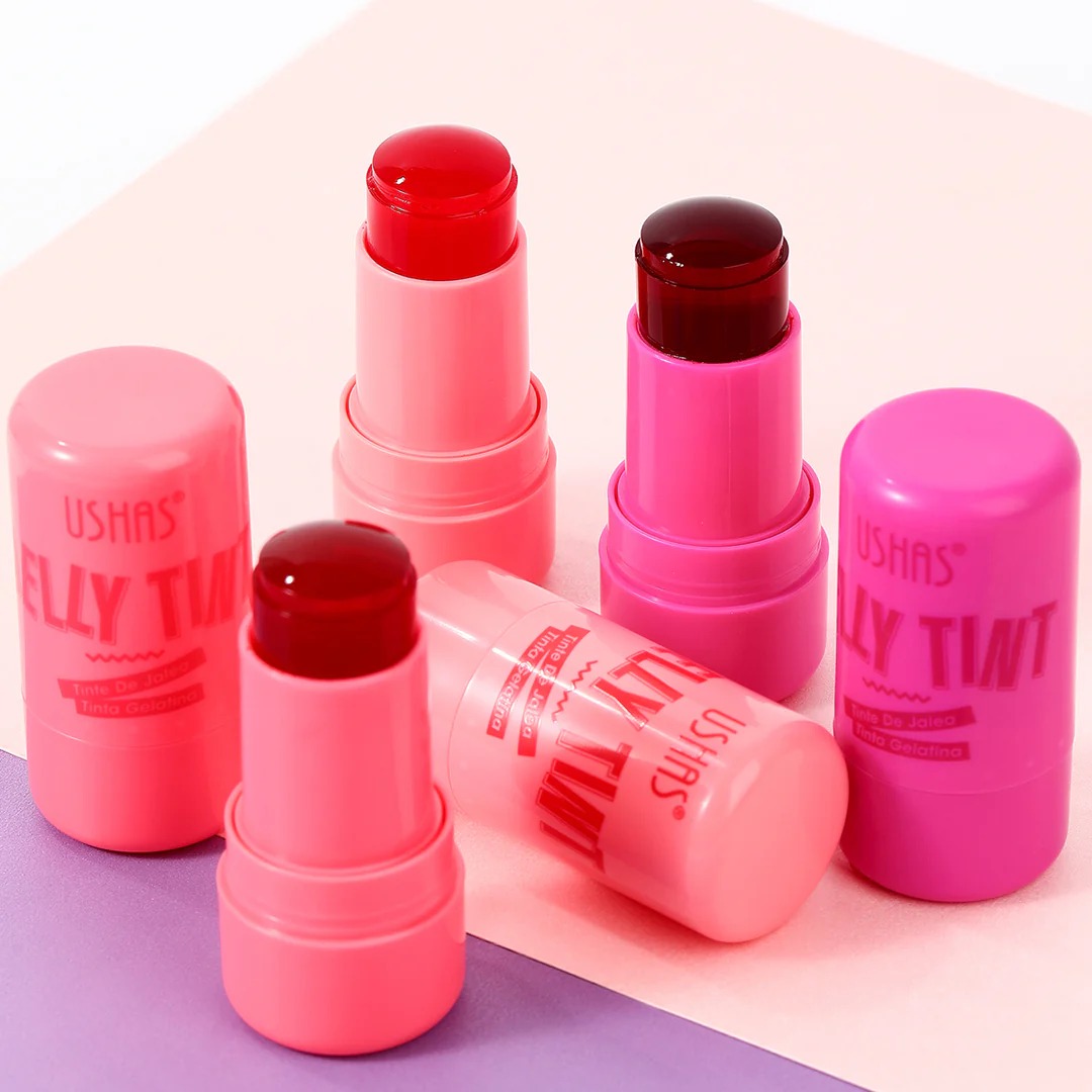 USHAS COSMETICS 果凍胭脂膏 真的就像QQ彈彈的果凍一樣
