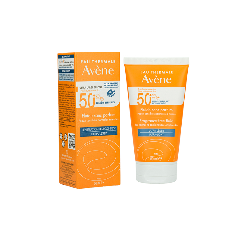 Avène Eau Thermale 高效清爽抗藍光防曬乳SPF 50+1