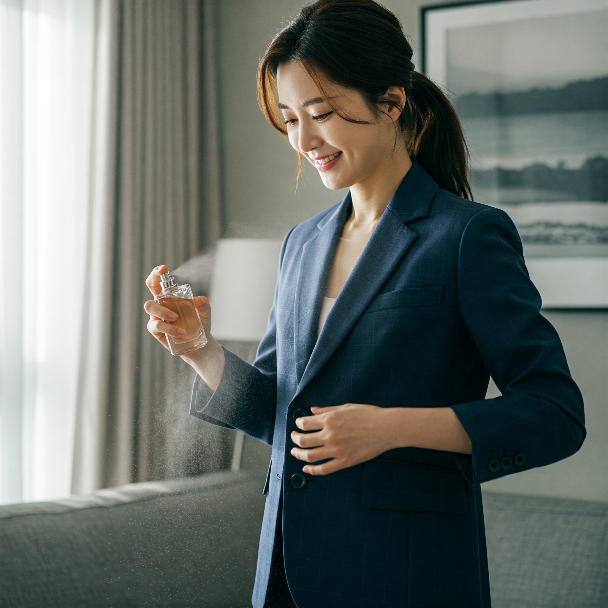 許多人習慣隨手將香水噴灑在衣服上,覺得這樣既方便又能讓香味更持久