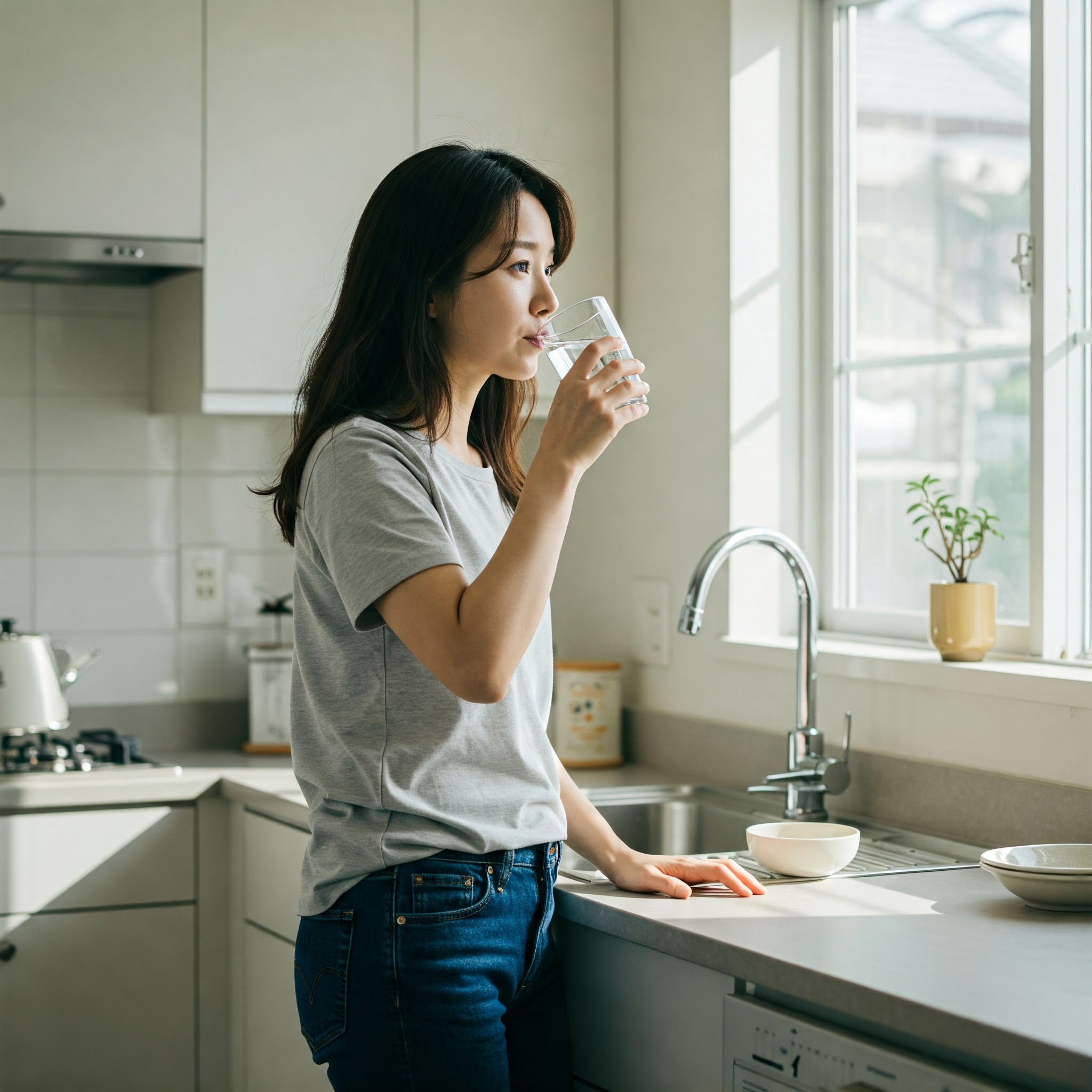 在大餐後的首要任務是積極補充水分