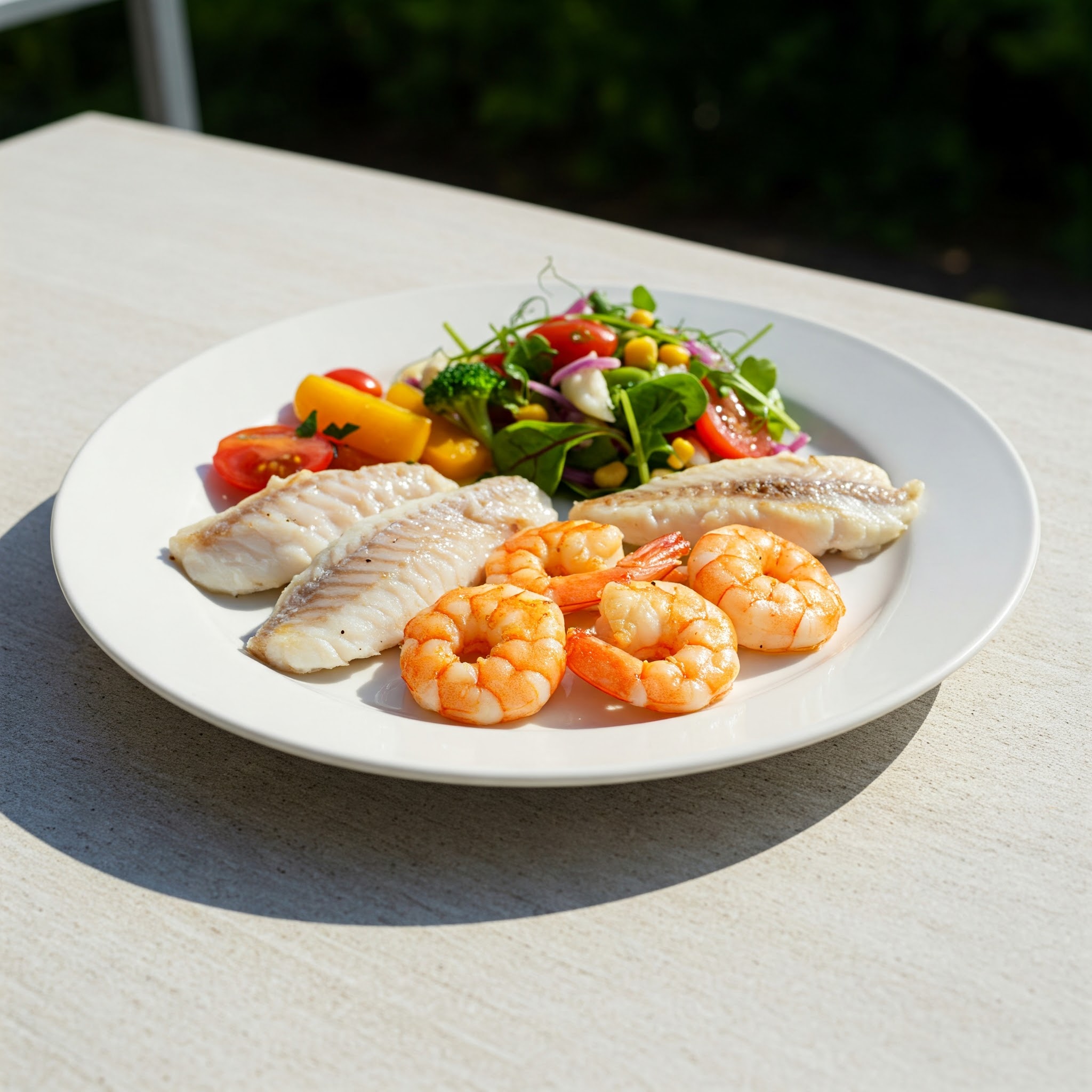 少量油脂煎至鮮美的蝦仁,提供優質蛋白質且熱量不高