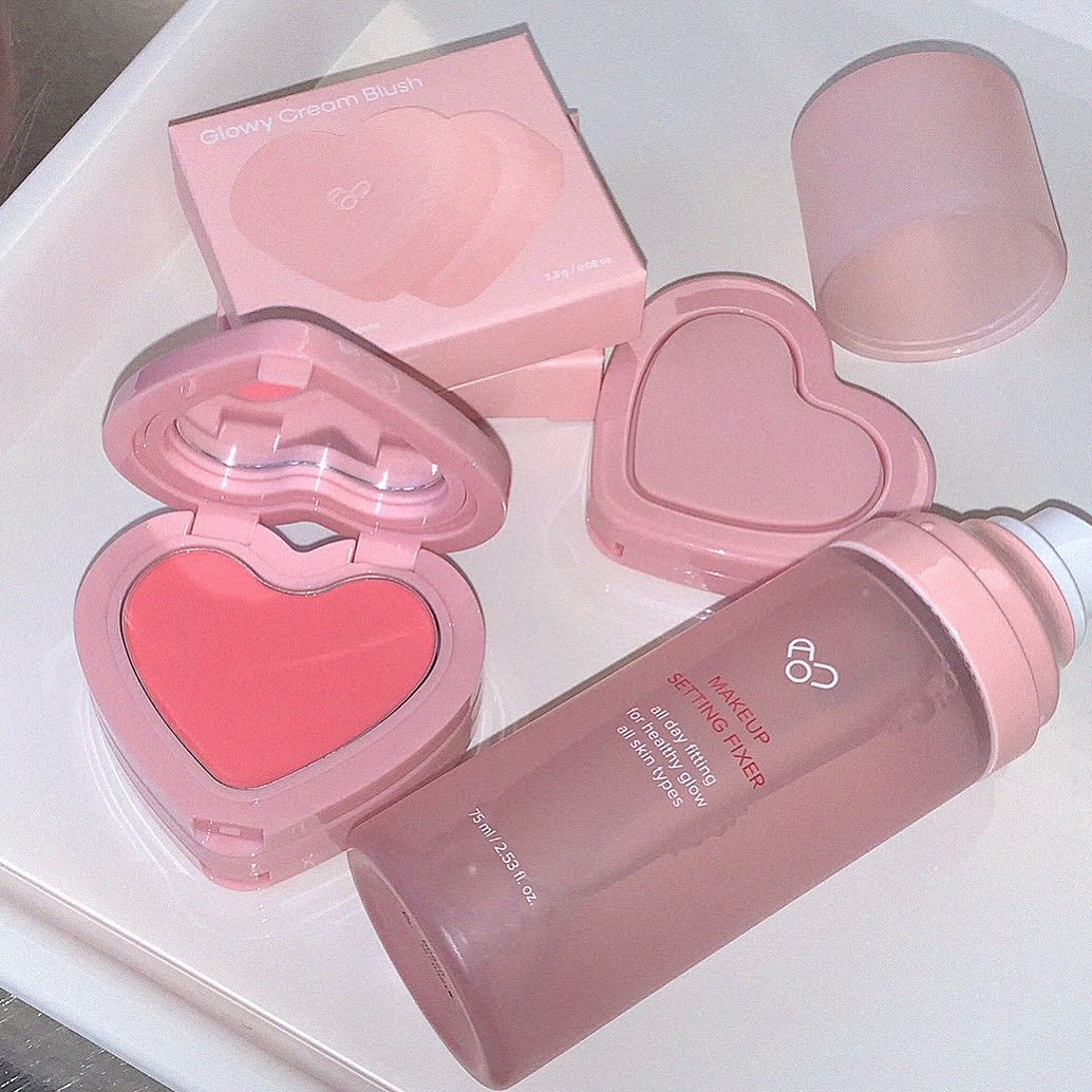 AOU Heart Balm Blusher 愛心腮紅膏