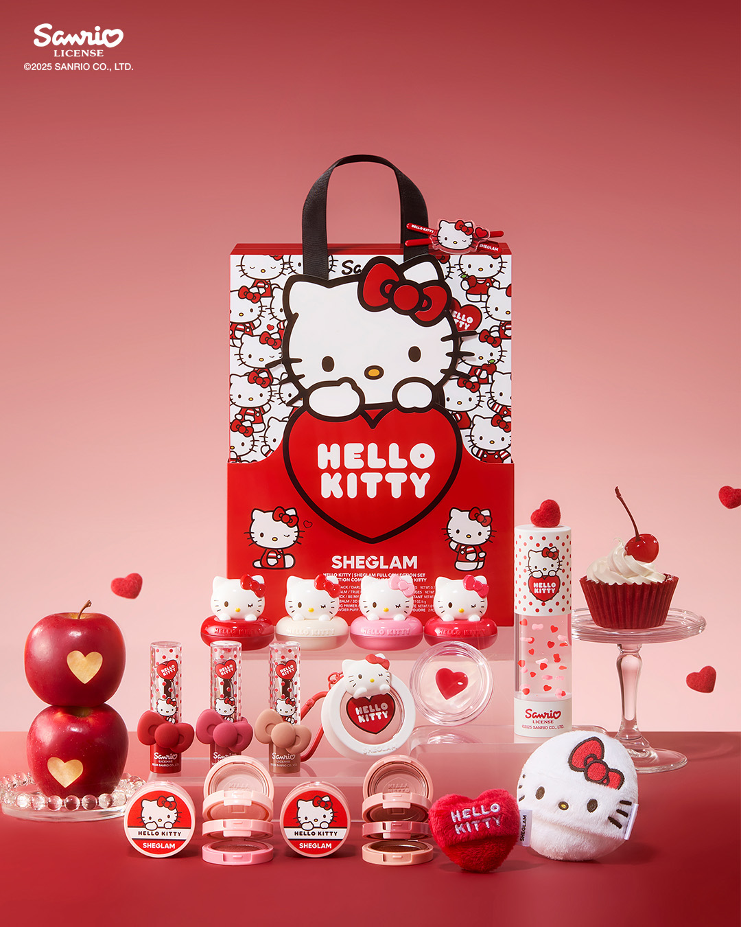 SHEGLAM X Hello Kitty 情人節限定彩妝