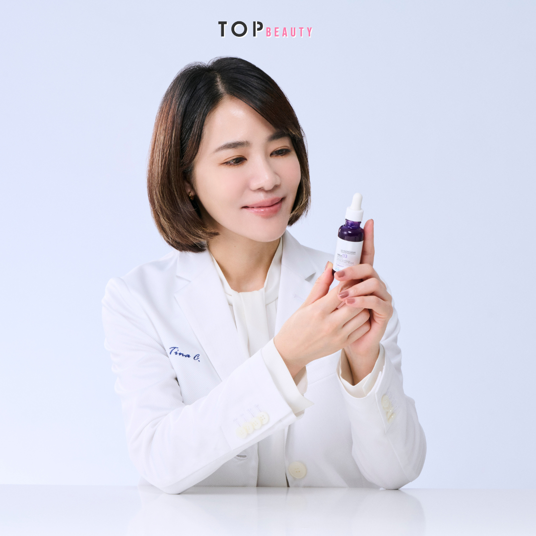 張醫生為我們深入講解 「MELA B3透光淡斑精華」的成分與功效！