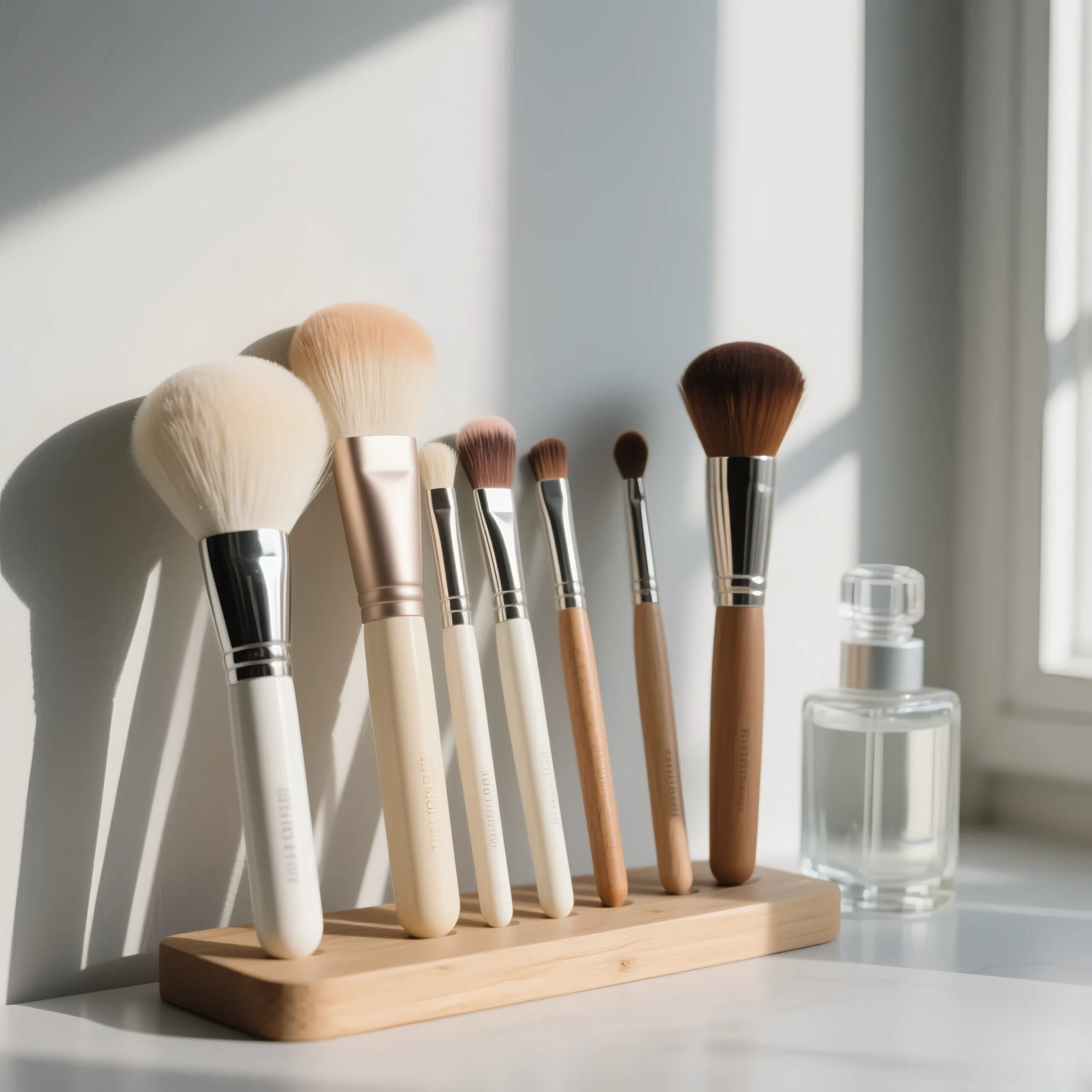 不同質地的高光要選擇不同的化妝刷。