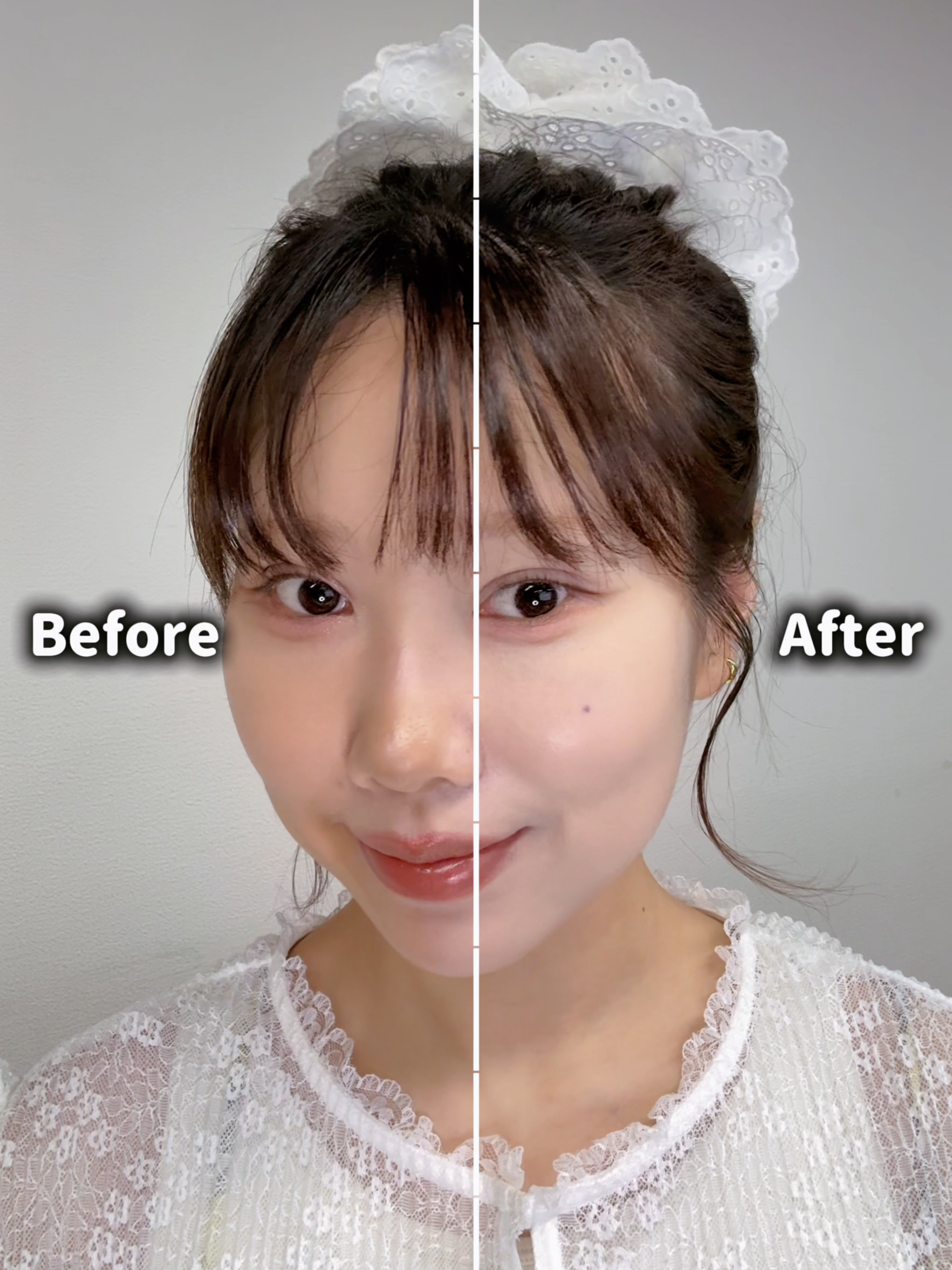 Muzigae Mansion 氣墊使用前後對比