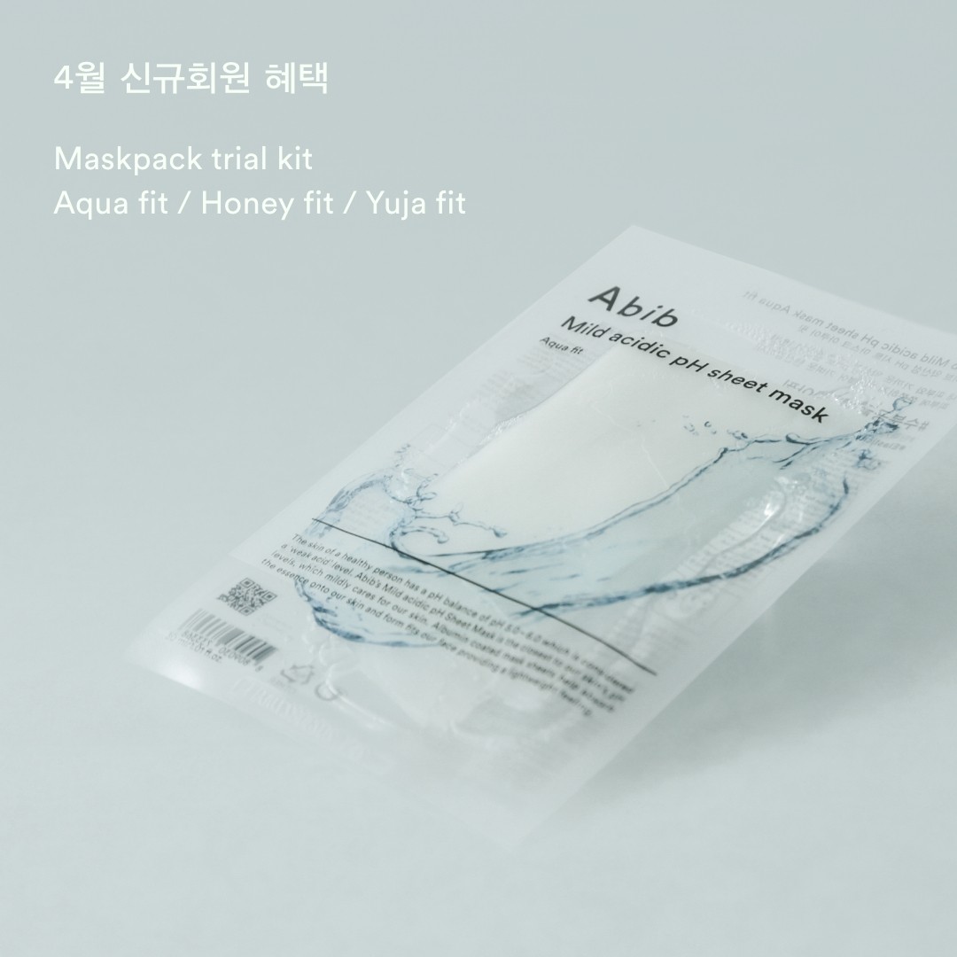 Abib弱酸性水庫面膜。