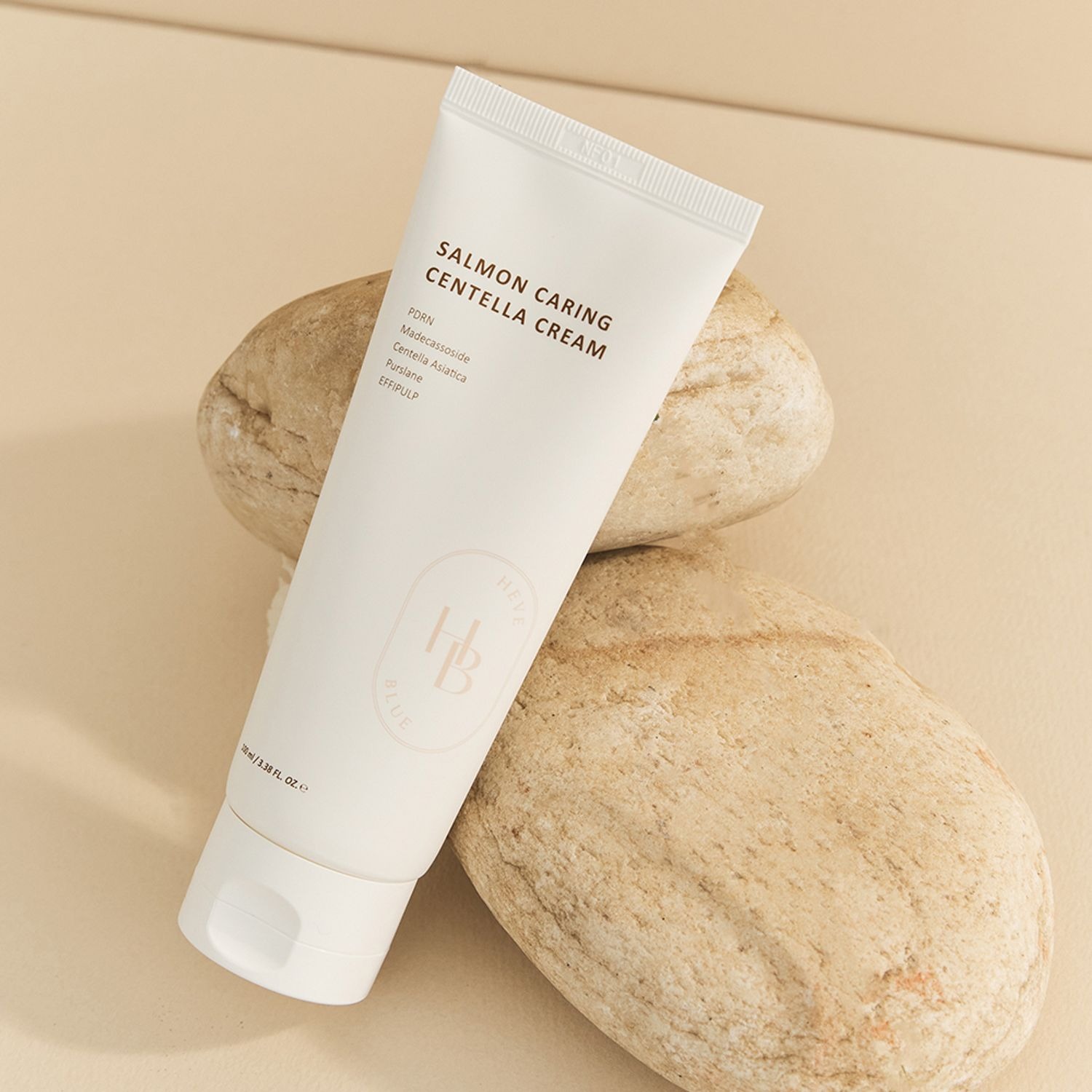 HEVEBLUE Salmon Caring Centella Cream（鮭魚積雪草修護霜）