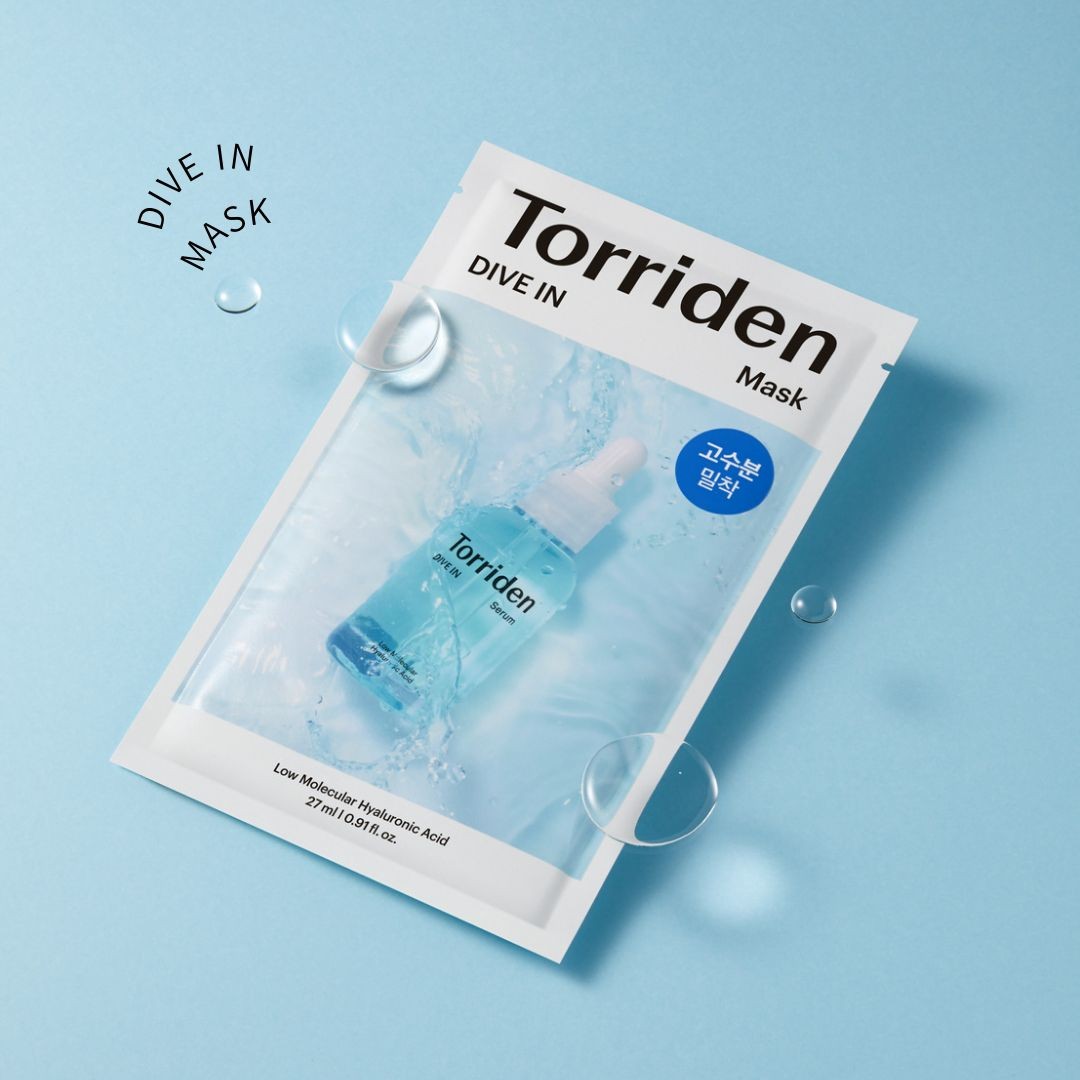 Torriden低分子透明質酸補水面膜。