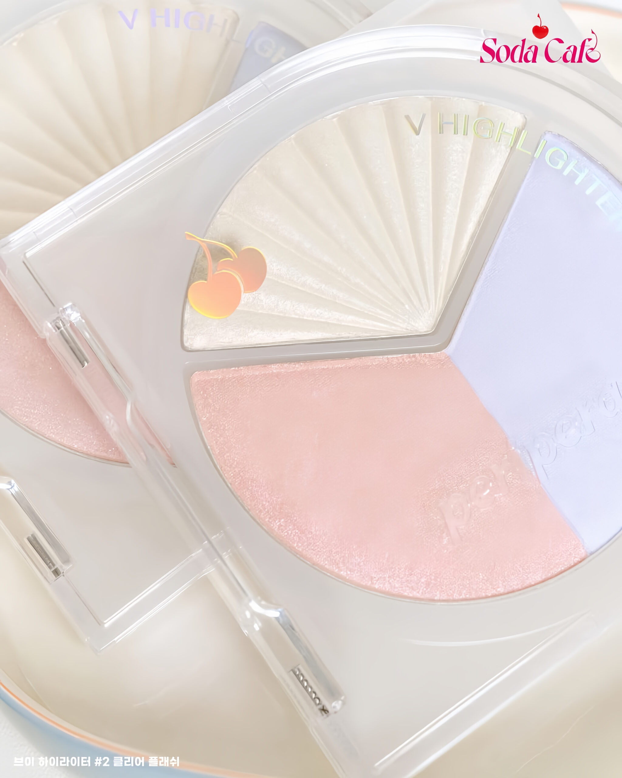 peripera 3色清爽透亮高光盤 #02 Clear Flash