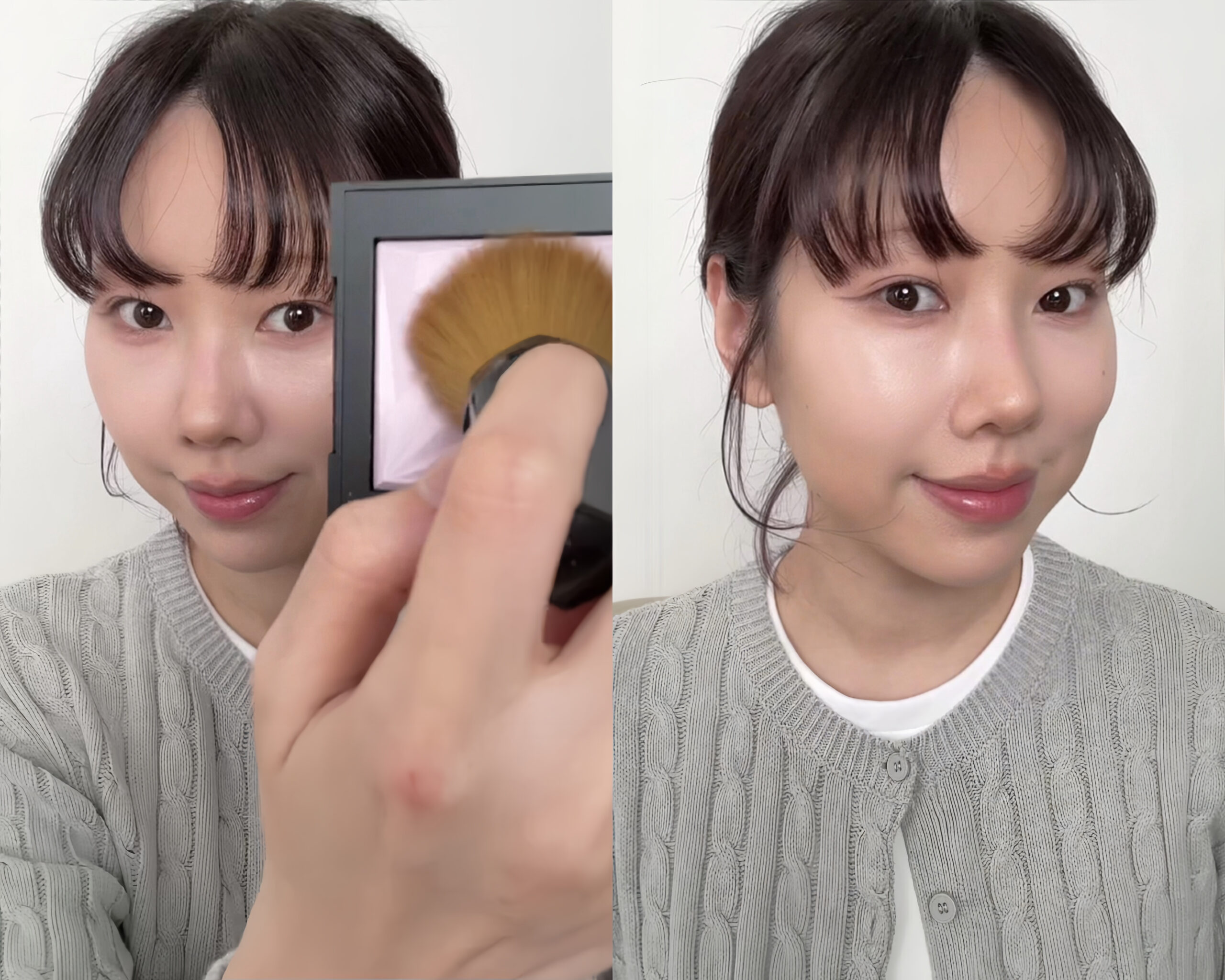 shu uemura 粉餅妝後效果實測