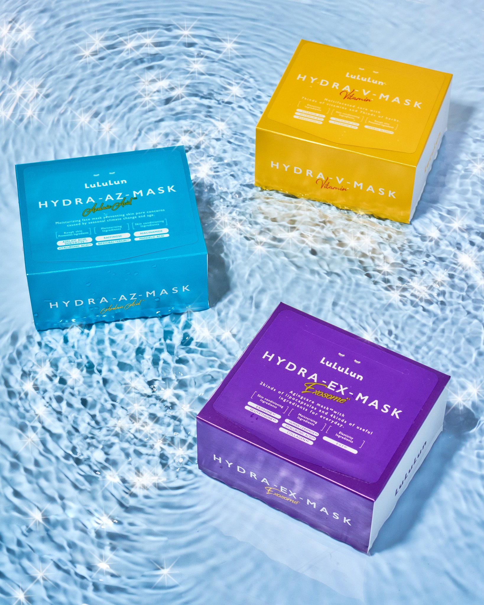 Lululun的面膜系列長年熱賣，這次的AZ版本更是專為修復乾燥、敏弱肌設計