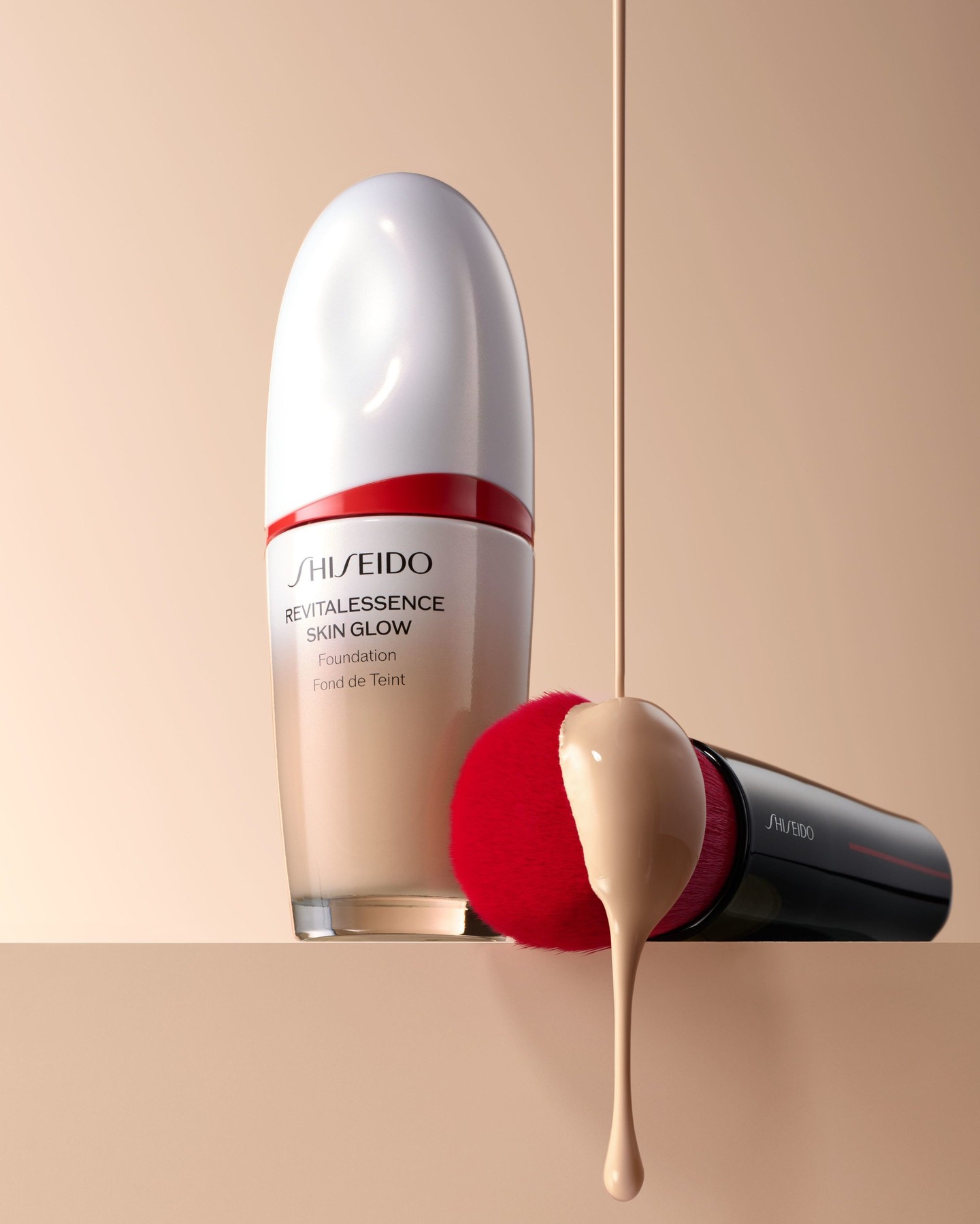 SHISEIDO 養膚亮澤修護精華粉底