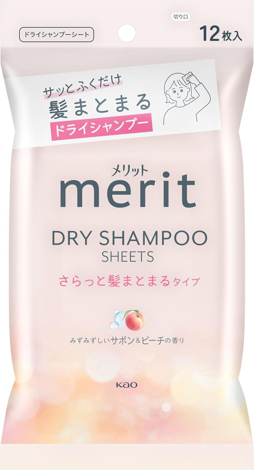 merit乾洗髮濕紙巾