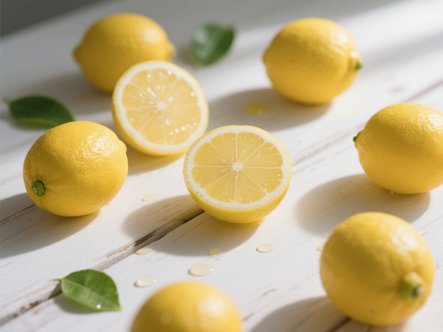 檸檬含有膏維生素C,常吃可以達到美白效果。